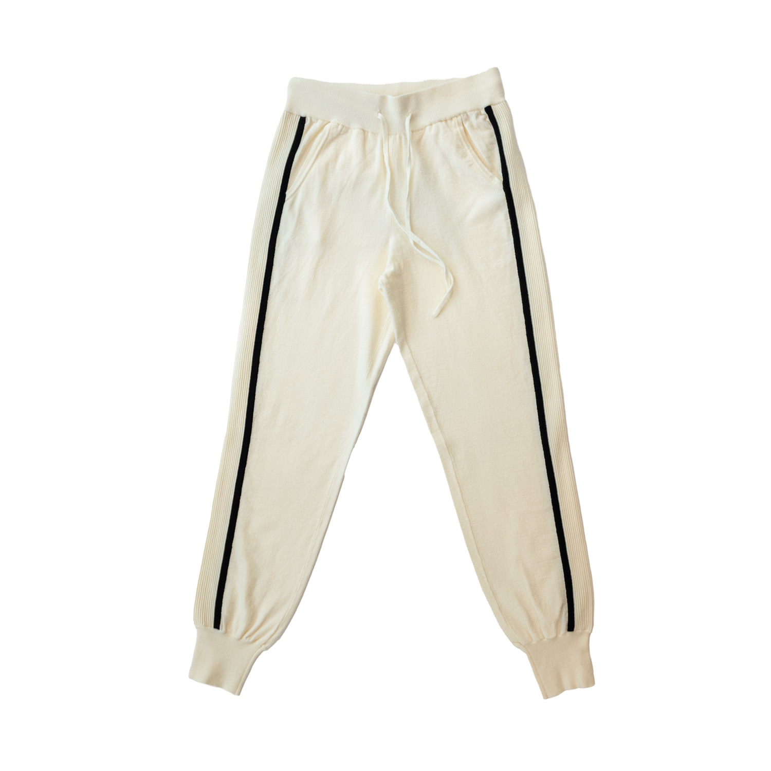 Circular Path Women's Neutrals Double Stripe Jogger