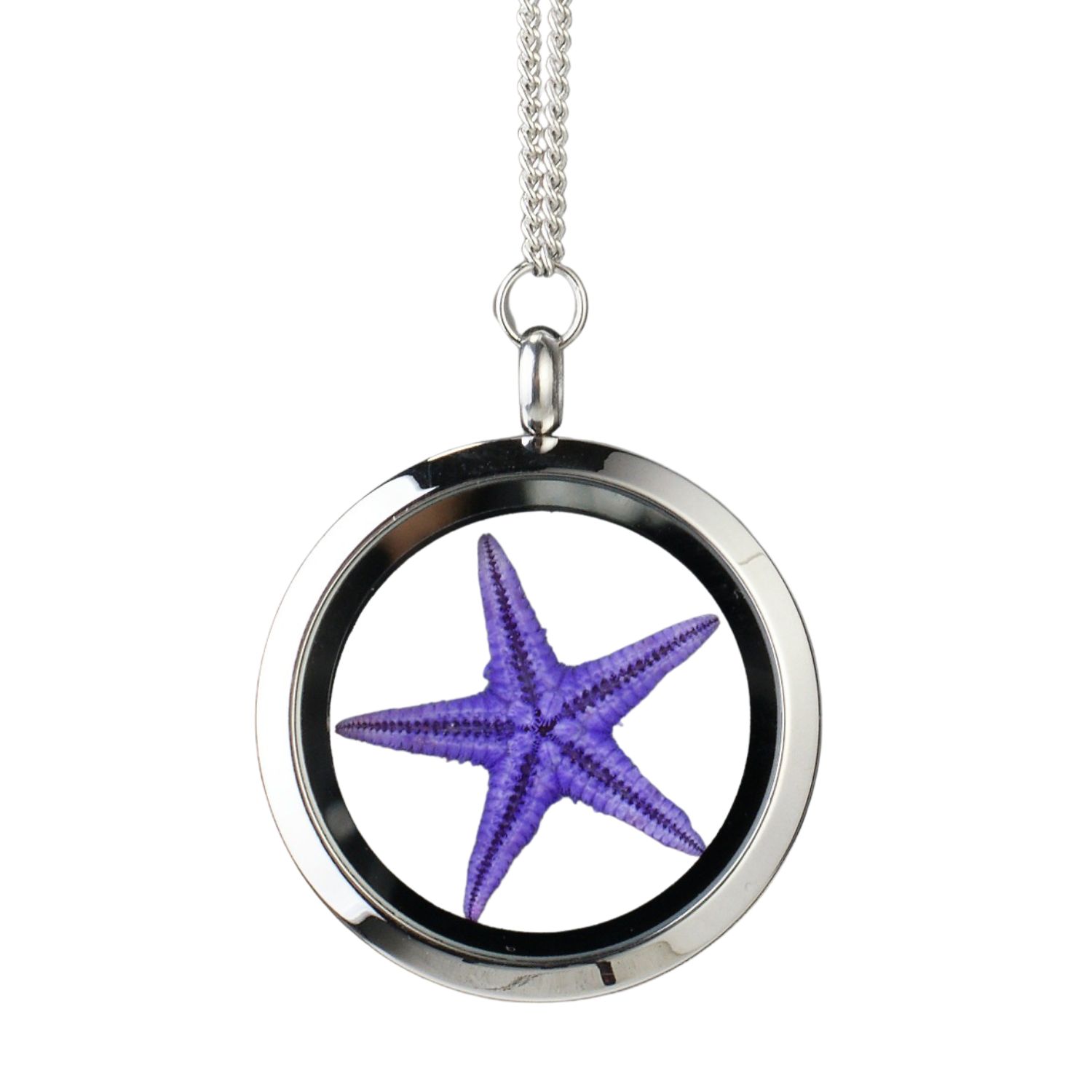 Women’s Pink / Purple Natural Purple Starfish Amulet Necklace My Little Nature