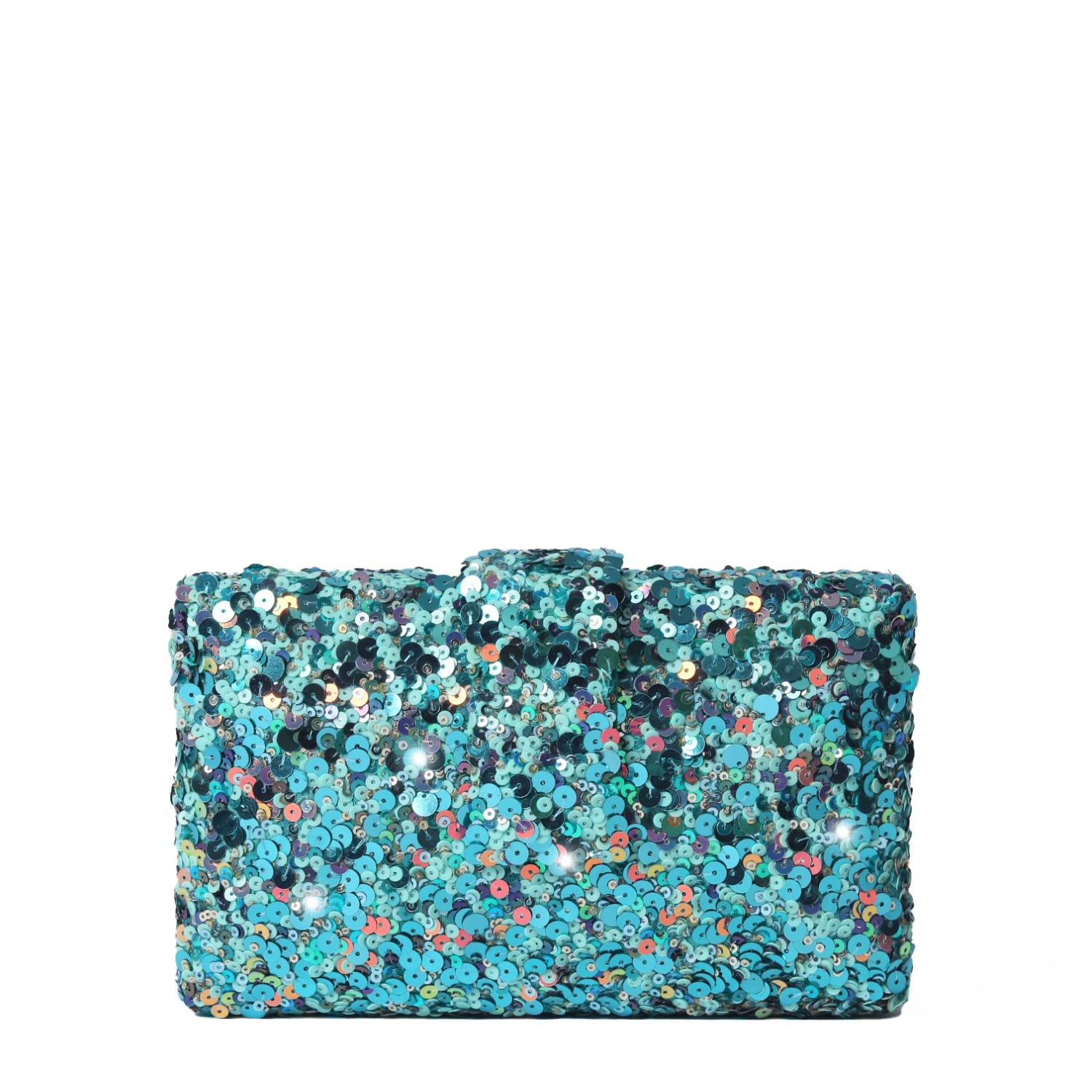 Simitri Women's Blue Maldives Kitsch Clutch In Blue