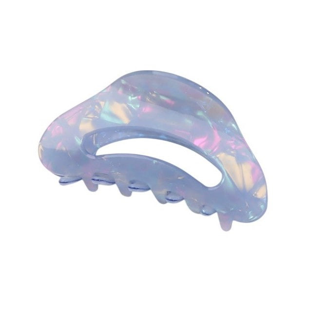 Gold Trip Women's Blue Pearlescent Sky Claw Clip