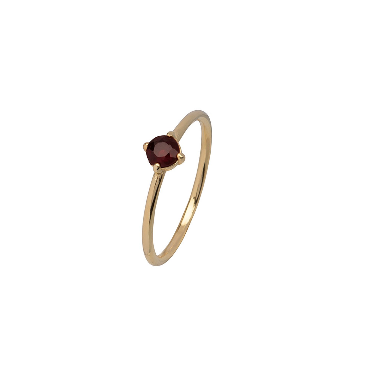 Ana Dyla Women's Fleur Garnet Ring In Gold