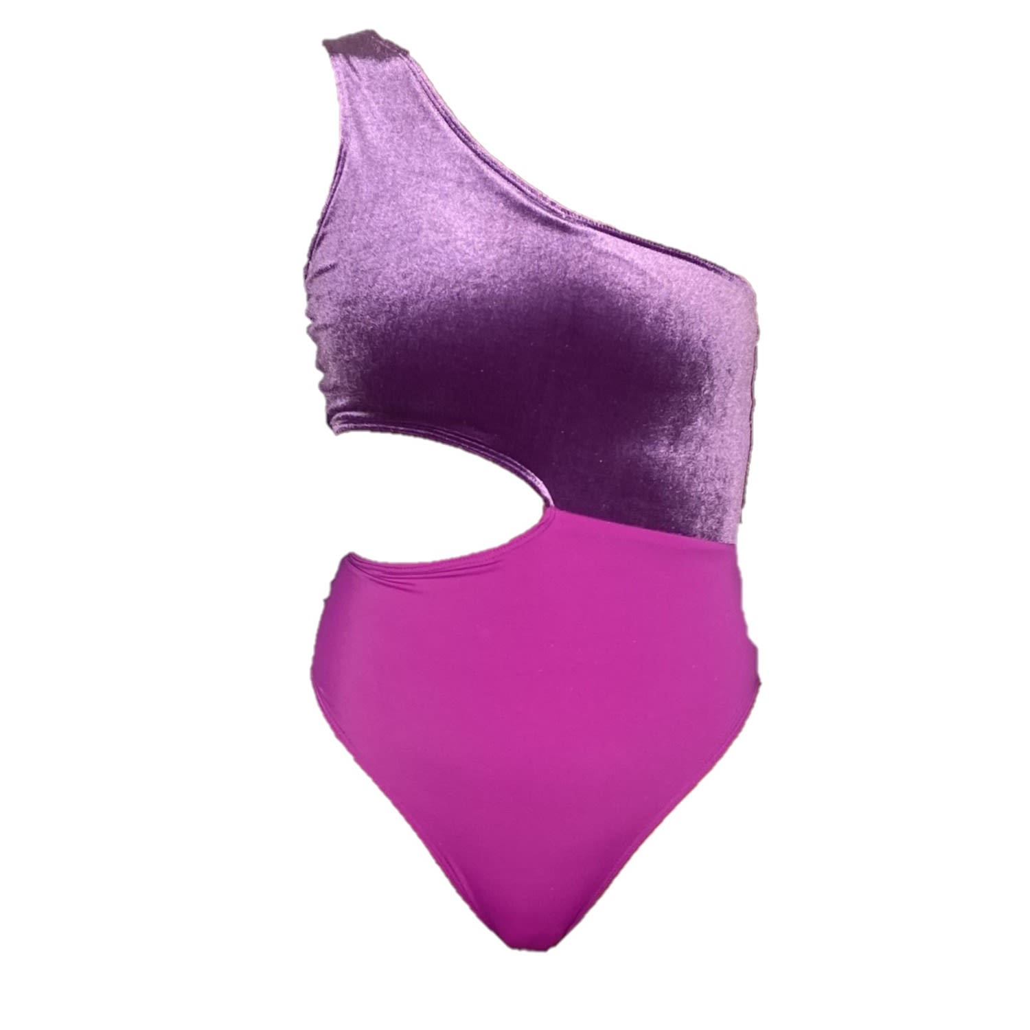 Women’s Pink / Purple Baiana Cut Out One Piece Swimsuit - Purple Small Brasini Swimwear