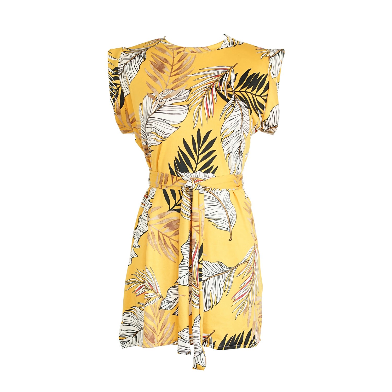Jennafer Grace Women's Gold Antigua Sol Tunic With Tie In Gold