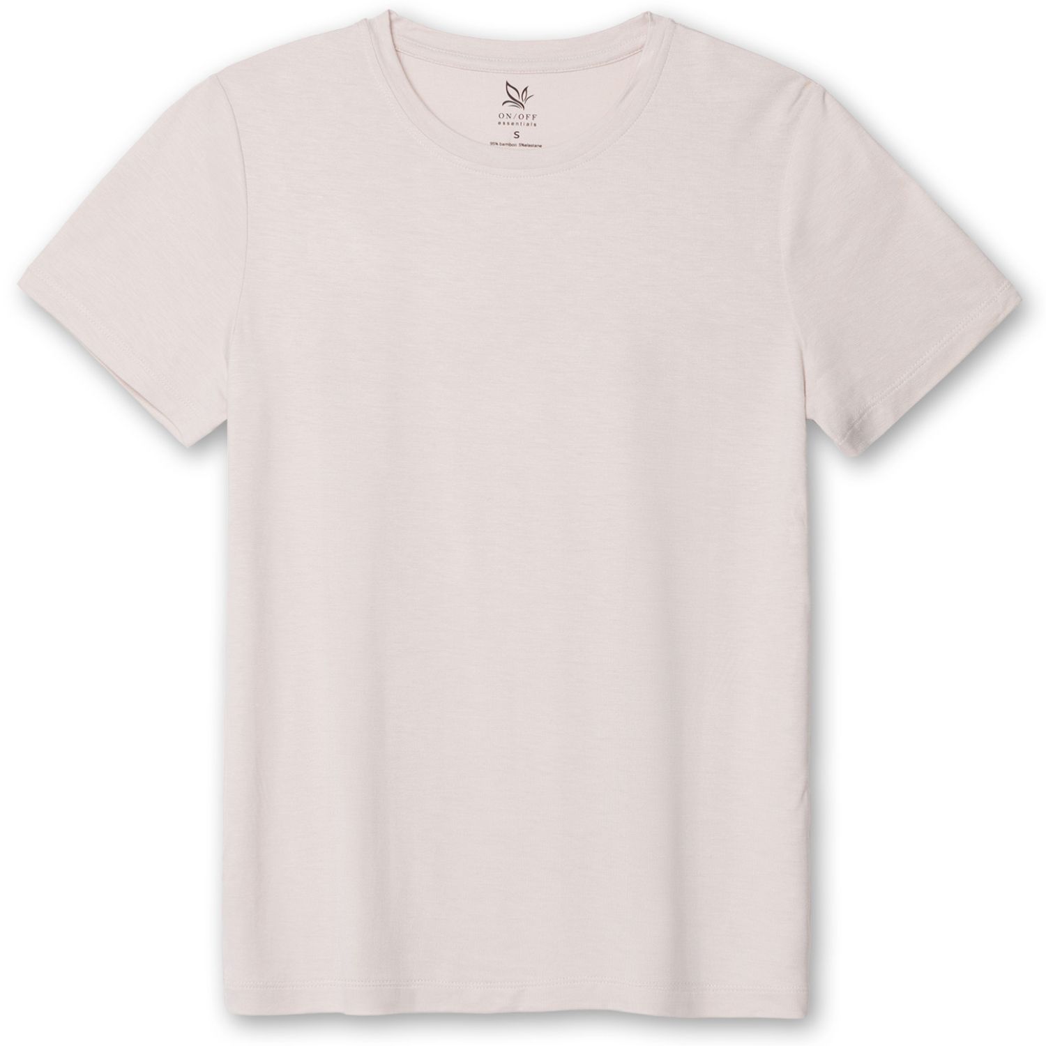 On/off Essentials Women's Neutrals Bamboo Crew Neck Tee - Nude In Brown