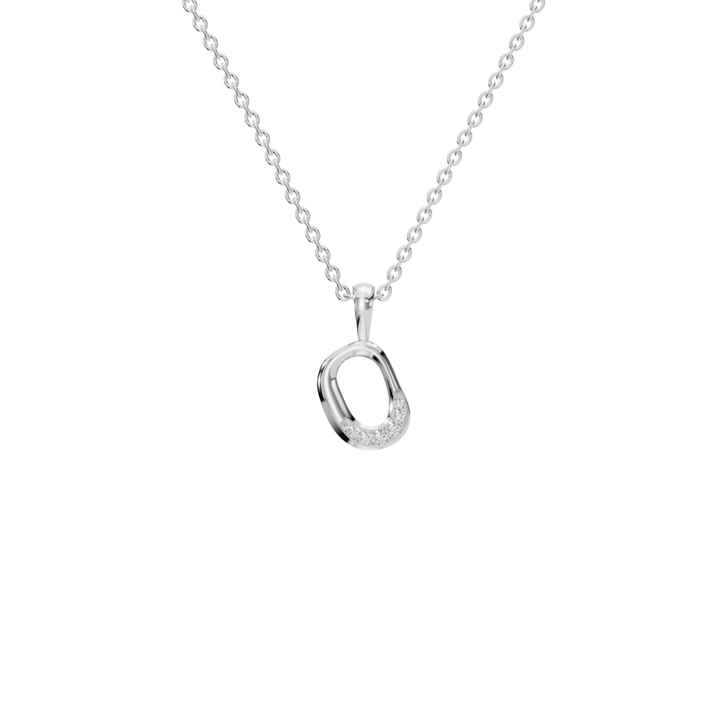 Aya Fine Jewelry Women's White / Yellow / Rose Gold Eighteen Kt Diamond Oval Drop Necklace In Metallic