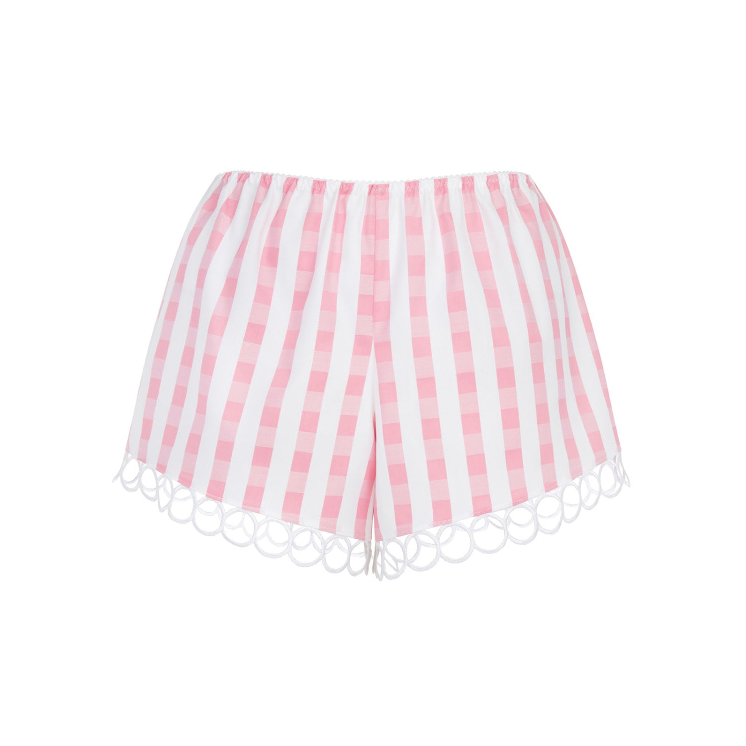 Pink / Purple La La Lady Tap Pants Gingham Small Lisa the Label