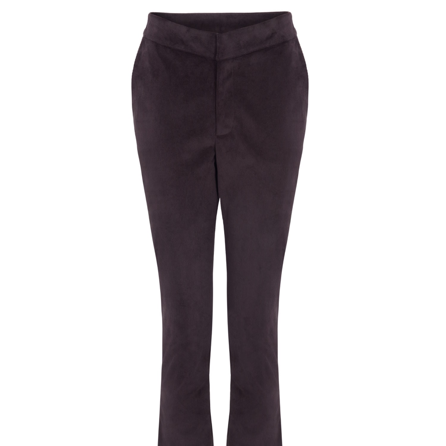 The Etta Collection Women's Cale Cord Trouser Brown In Brown
