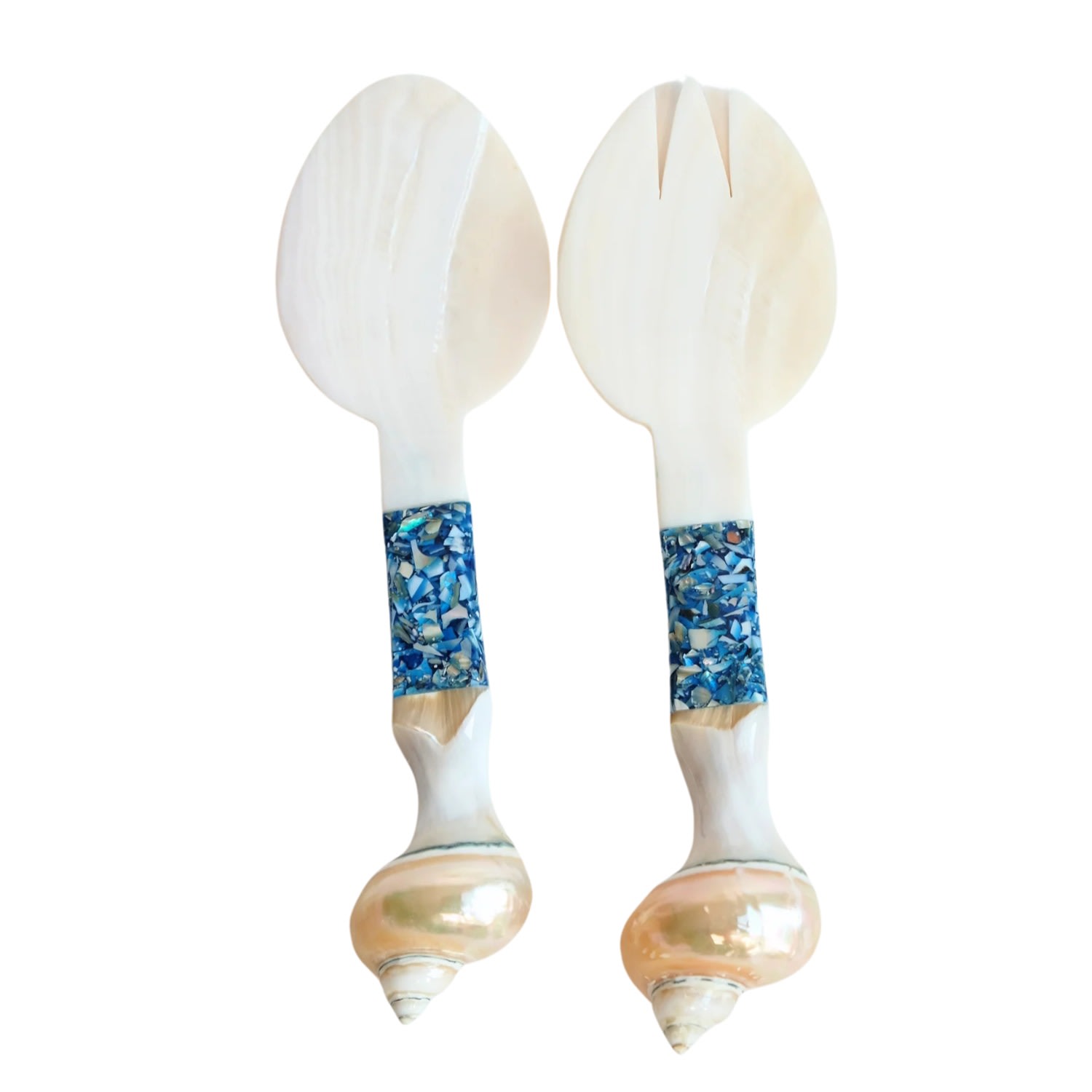 Inner Child Seashell Serving Set In Blue