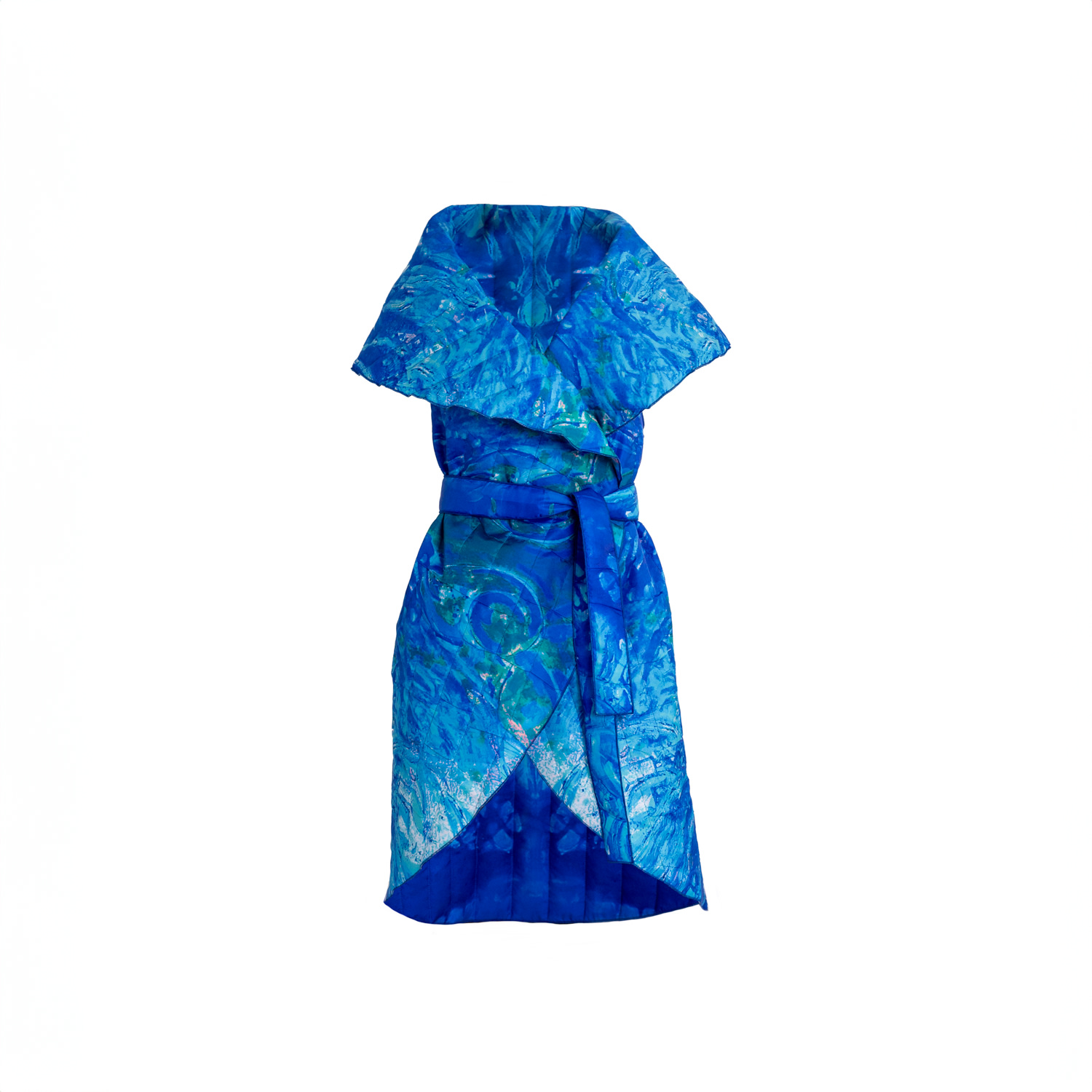 Süel Knitwear Women's Blue Cszs Art Dina Vest Magic In Blue