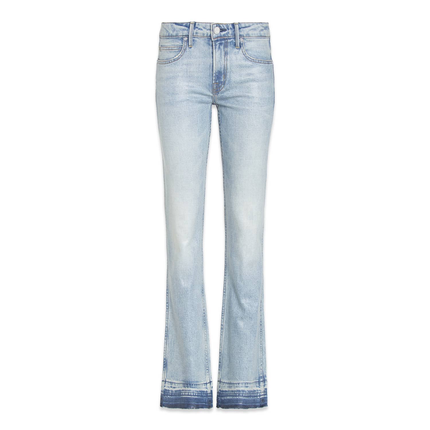 【BOHEMIAN SEOUL】24fw CURVED LINE BOOTCUT JEANS CURVED LINE BOOTCUT JEANS, DEEP GRAY - bohemseo