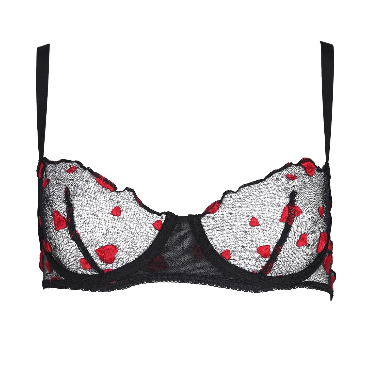 Odette Ancel Women's Red / Black The Blessure Bra