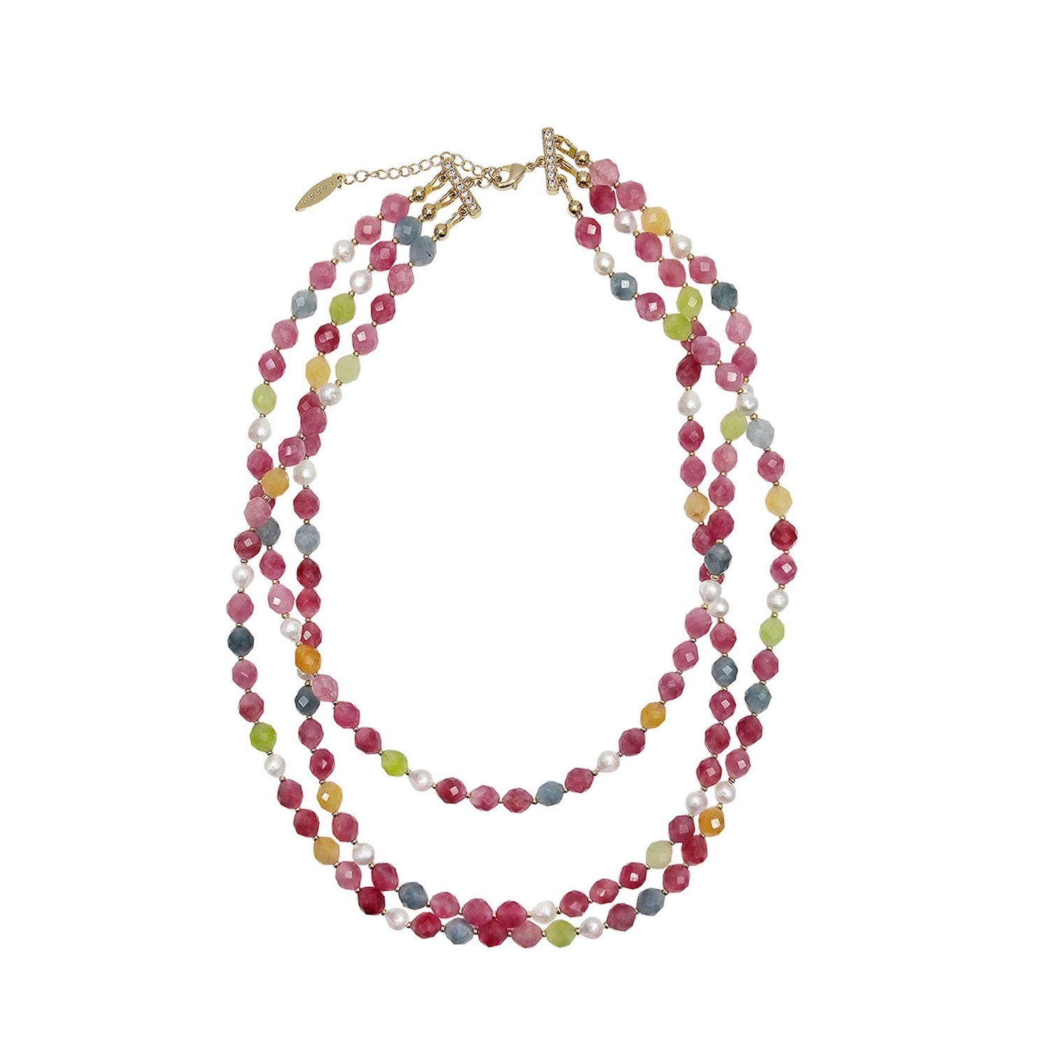 Farra Women's Tourmaline Multi-strands Necklace