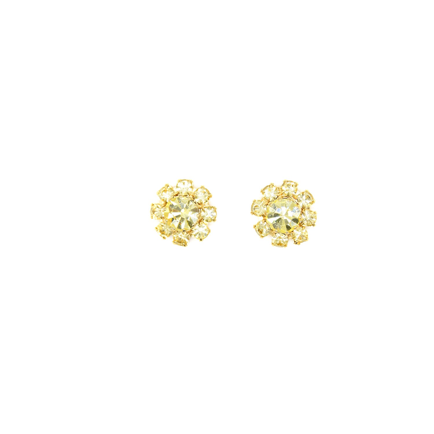 Rosaspina Firenze Women's Florentine Garden Yellow Stud Earrings In Yellow