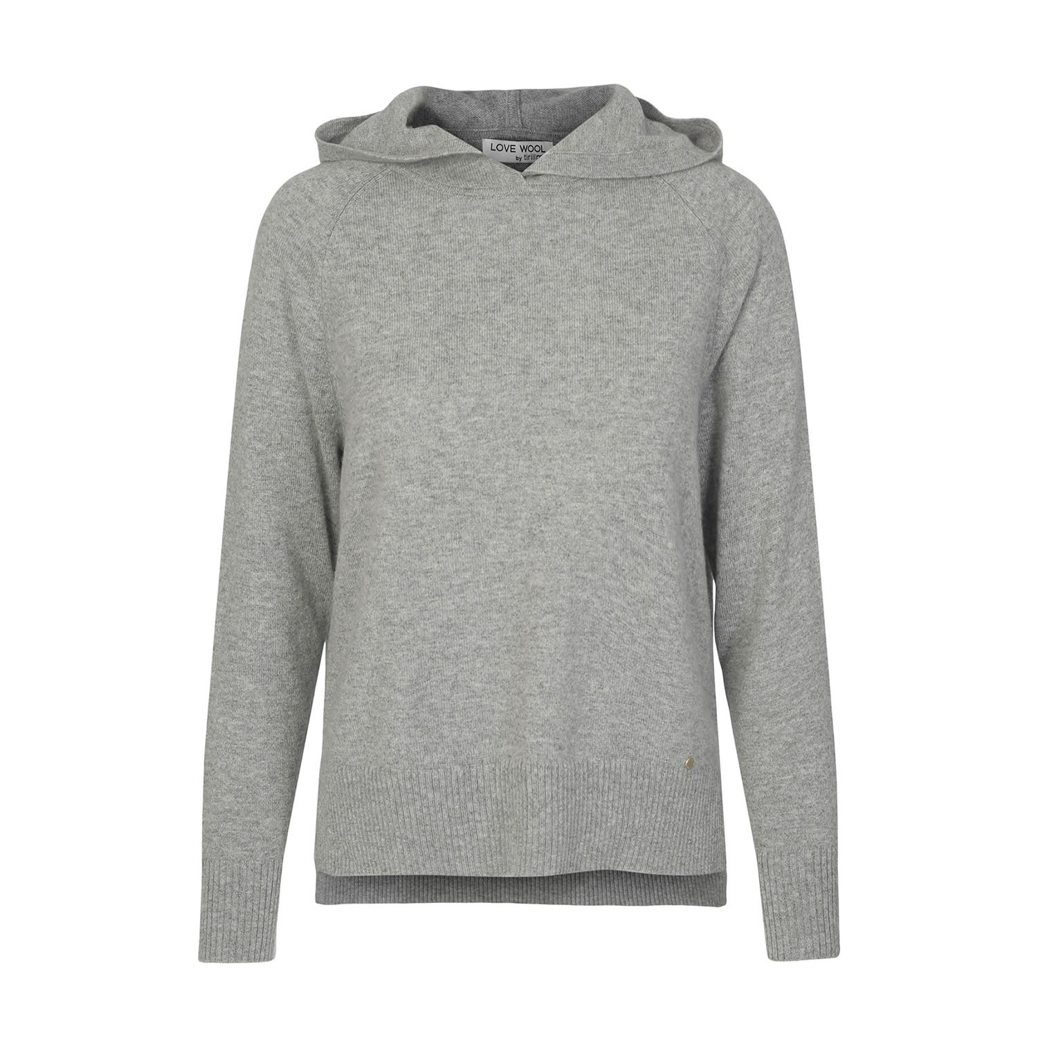 Tirillm Women's "ida" Cashmere Hooded Pullover - Grey In Grey