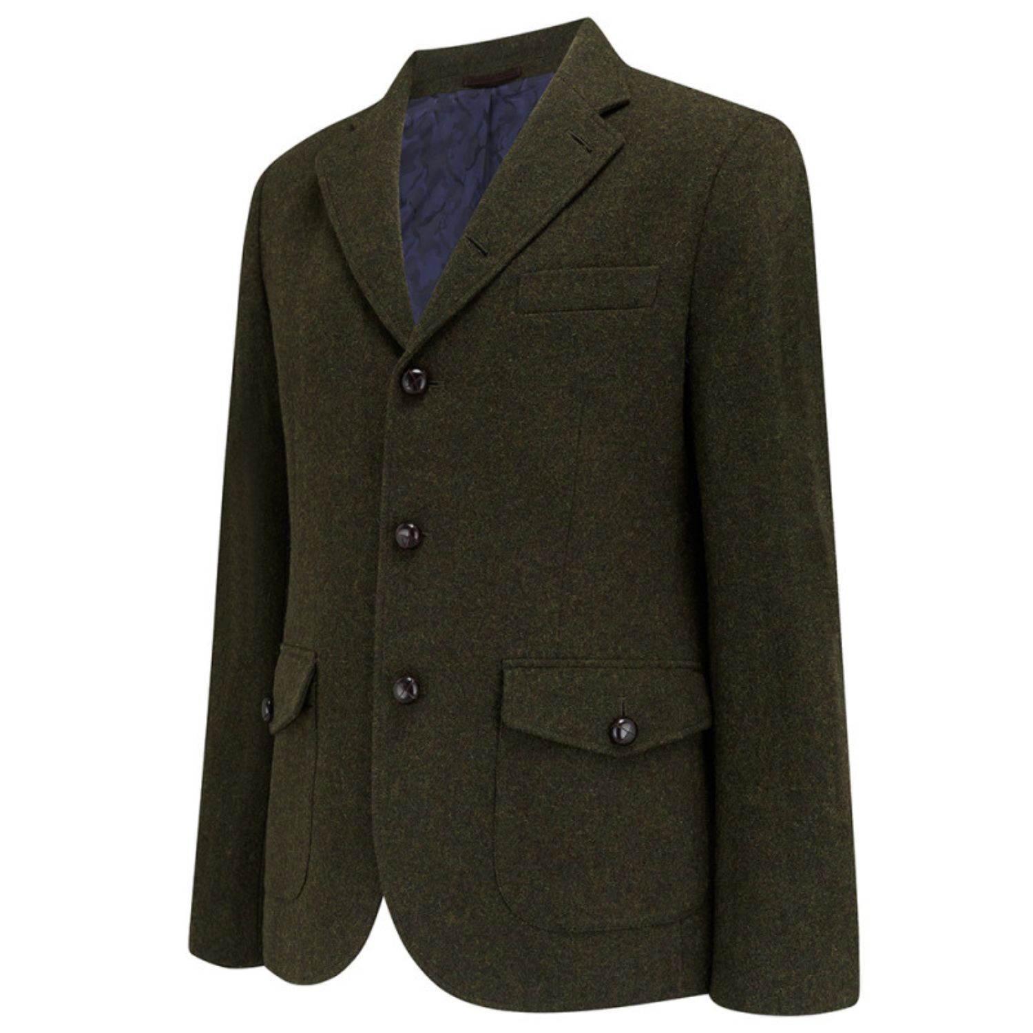 Guards London Men's Allenby Tweed Blazer - Green In Green