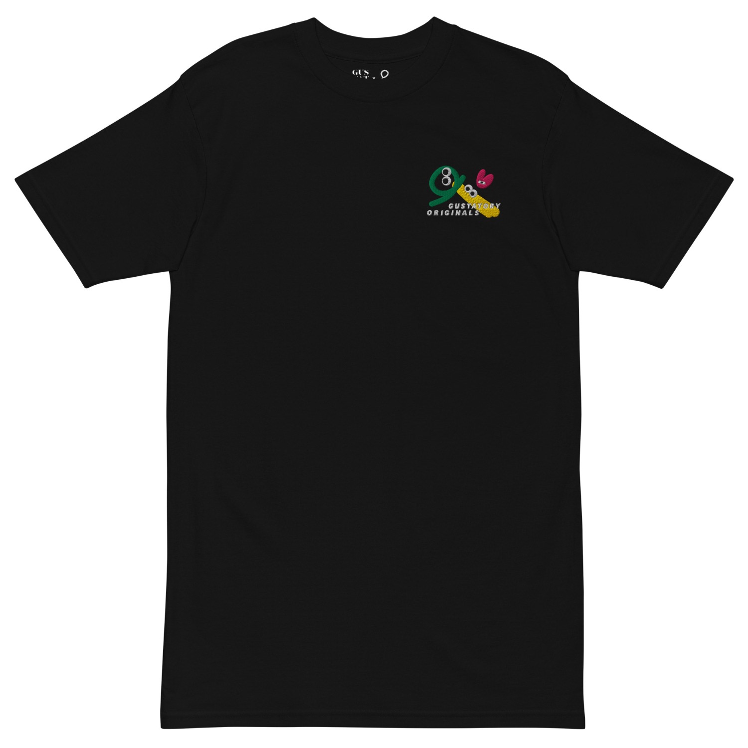 Anchor & Crew Black Gustatory Originals Shapes & Sizes Heavy Cotton Embroidered T-shirt - Women In Black