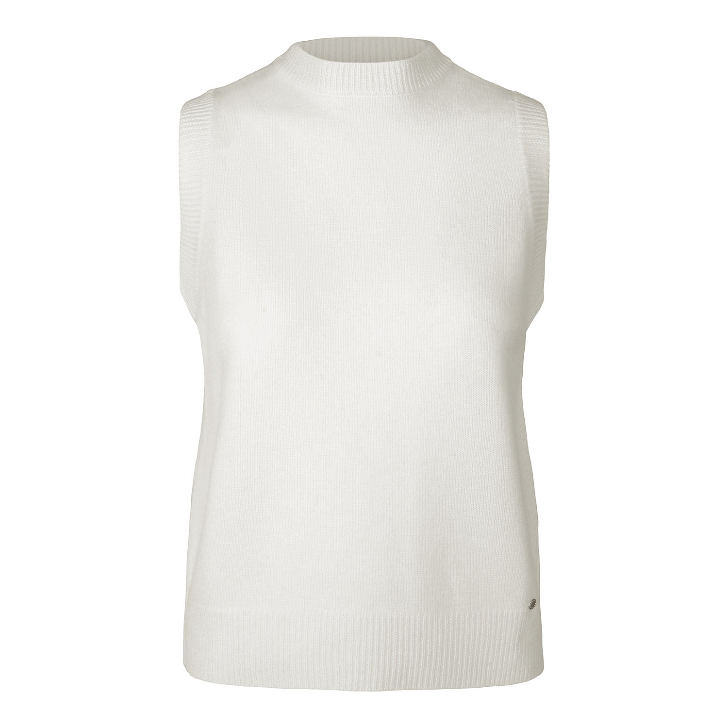 Tirillm Women's Agnes Cashmere Vest, Off White