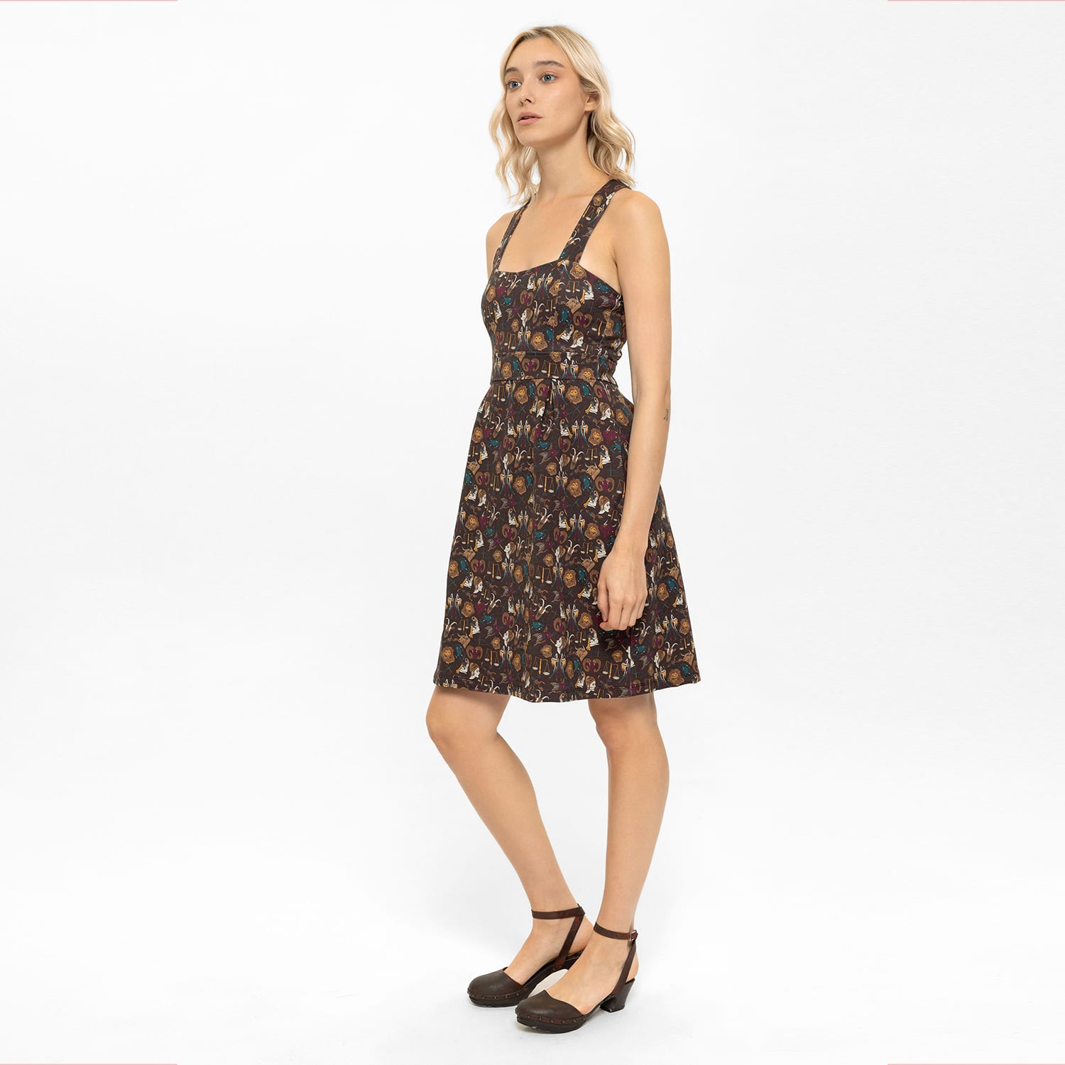 Zodiac top print dress
