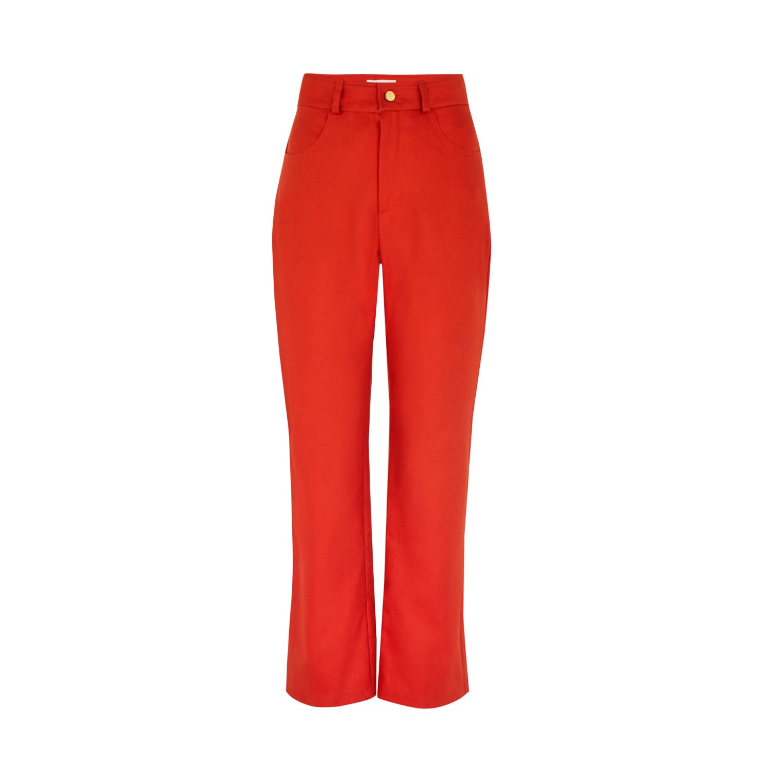 Mustang Organic Straight Leg Jeans - Chilli Red Small Blue Nude