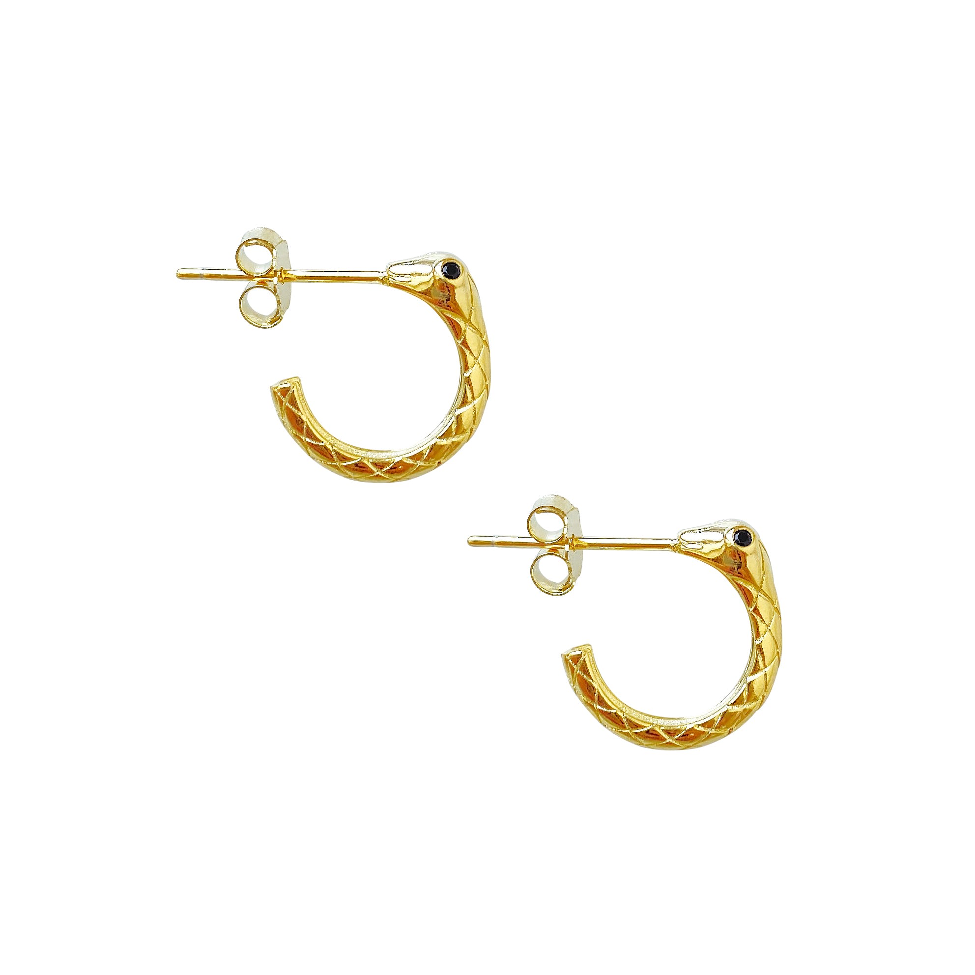 Smilla Brav Women's Gold Vermeil Snake Huggies In Gold