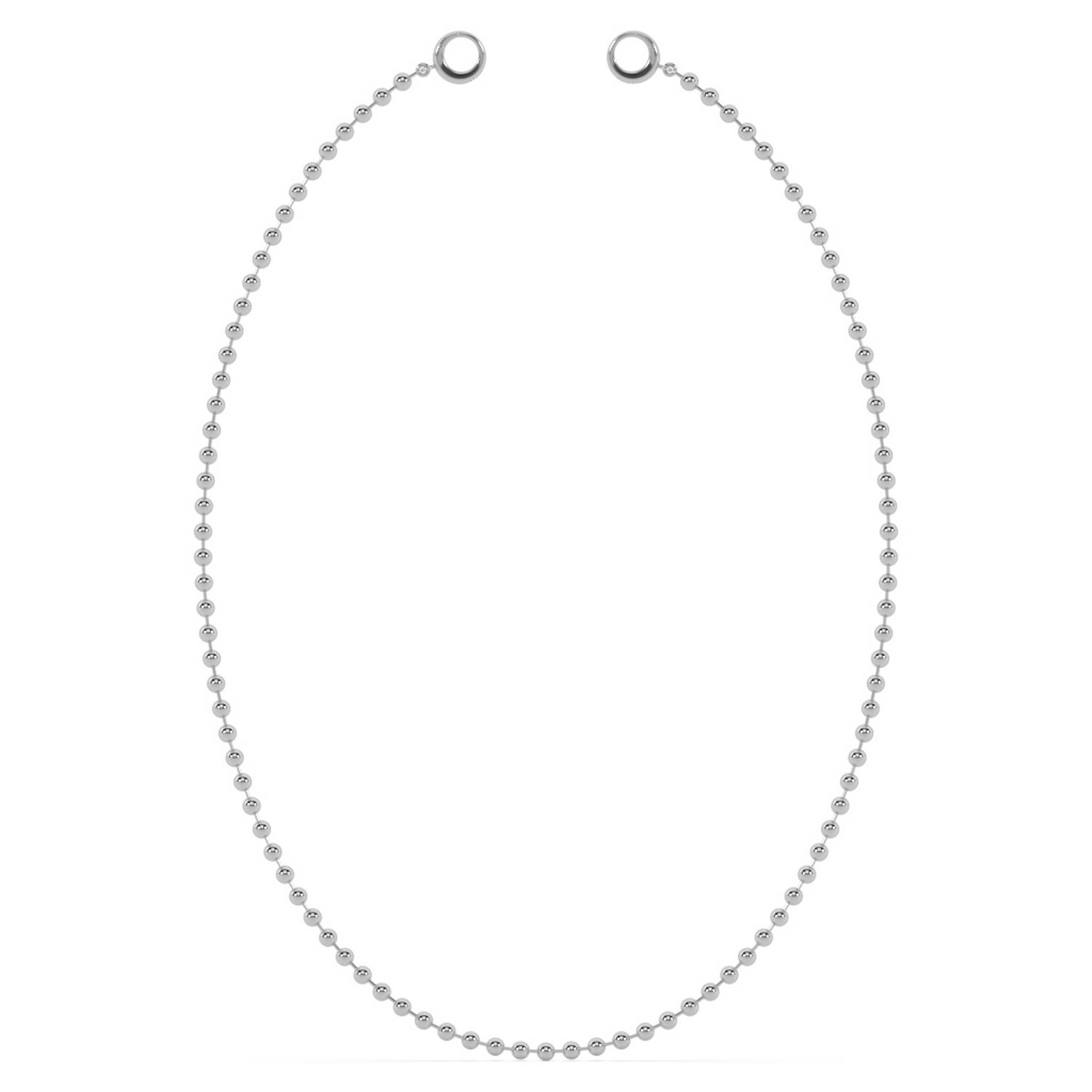 Oni Fine Jewelry Women's Silver Maxi Sphere Necklace In Metallic