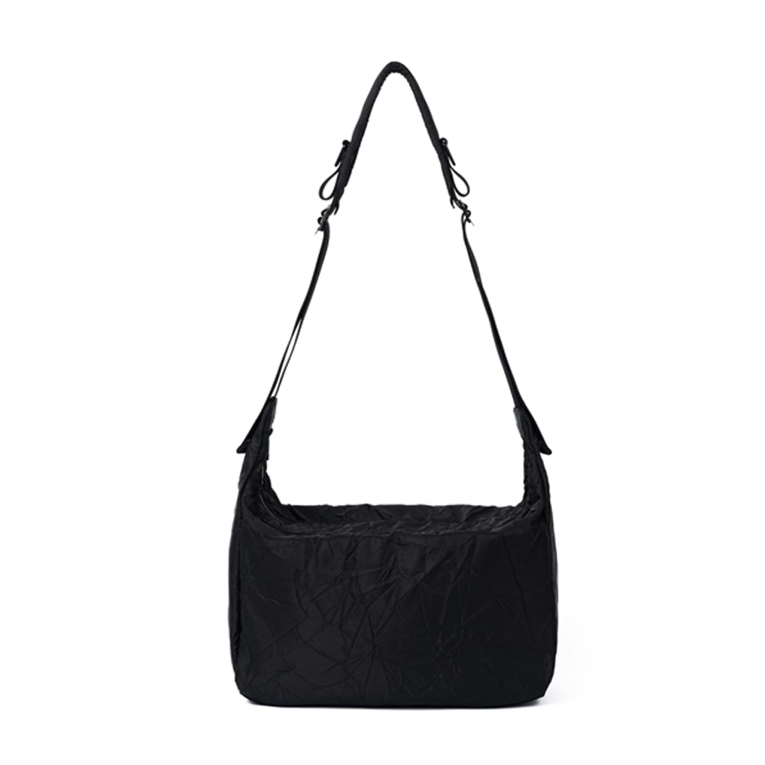☆HAH ARCHIVE☆ Round flap crossbody bag black S#RFCB Round Flap Crossbody Bag (Black) - HAH ARCHIVE Global