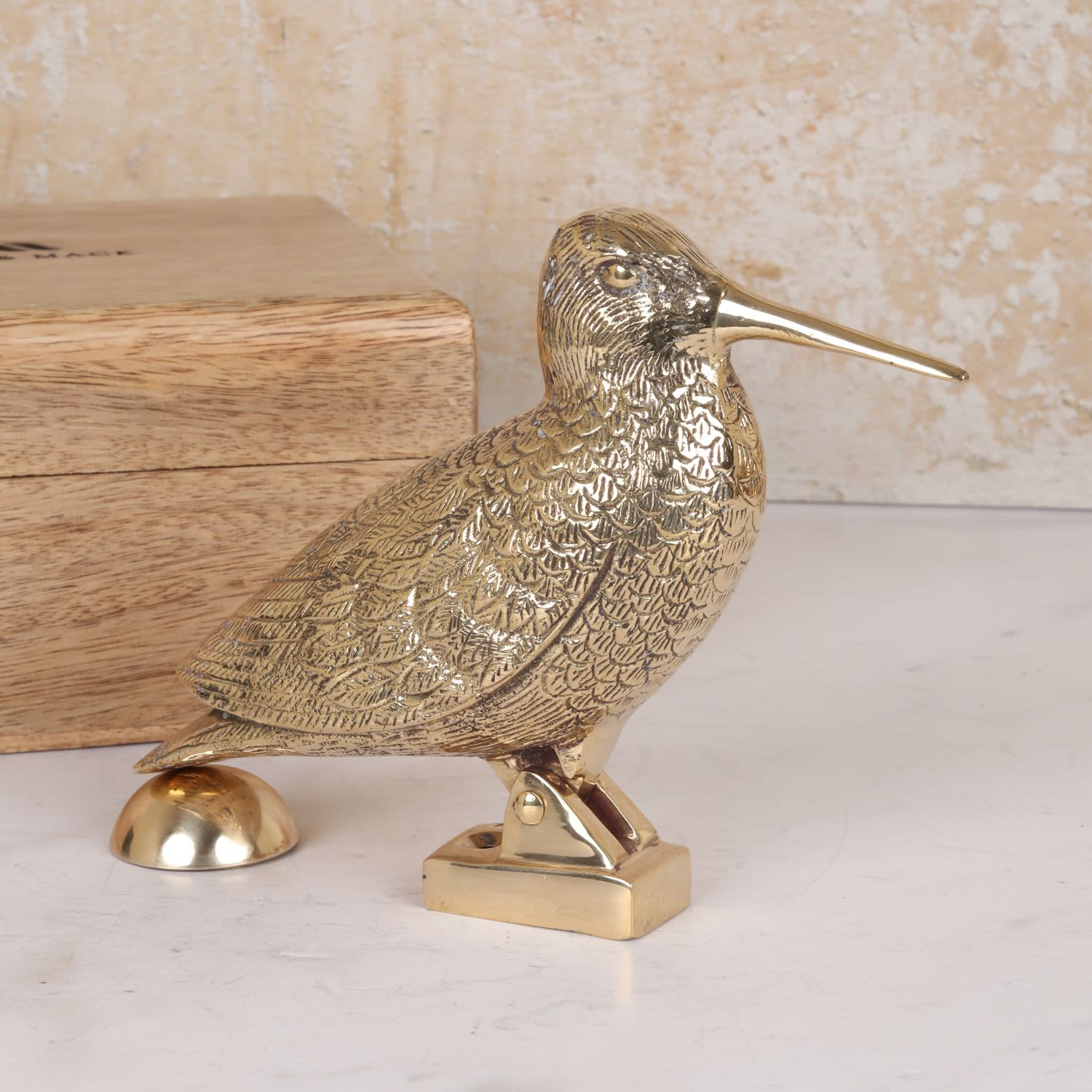 Snipe Door Knocker | Adams & Mack | Wolf & Badger