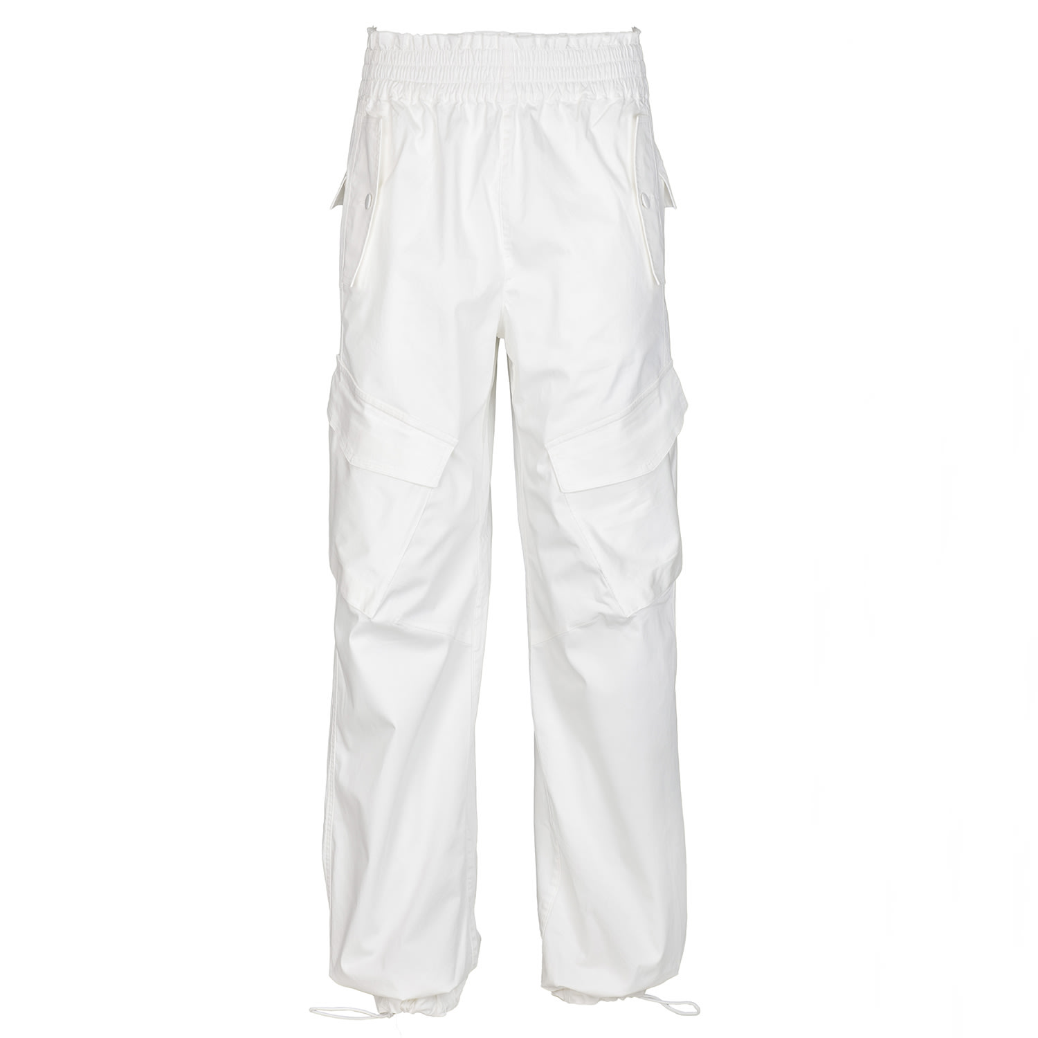 Foxylab New York Women's Unisex White Cargo Pants In White