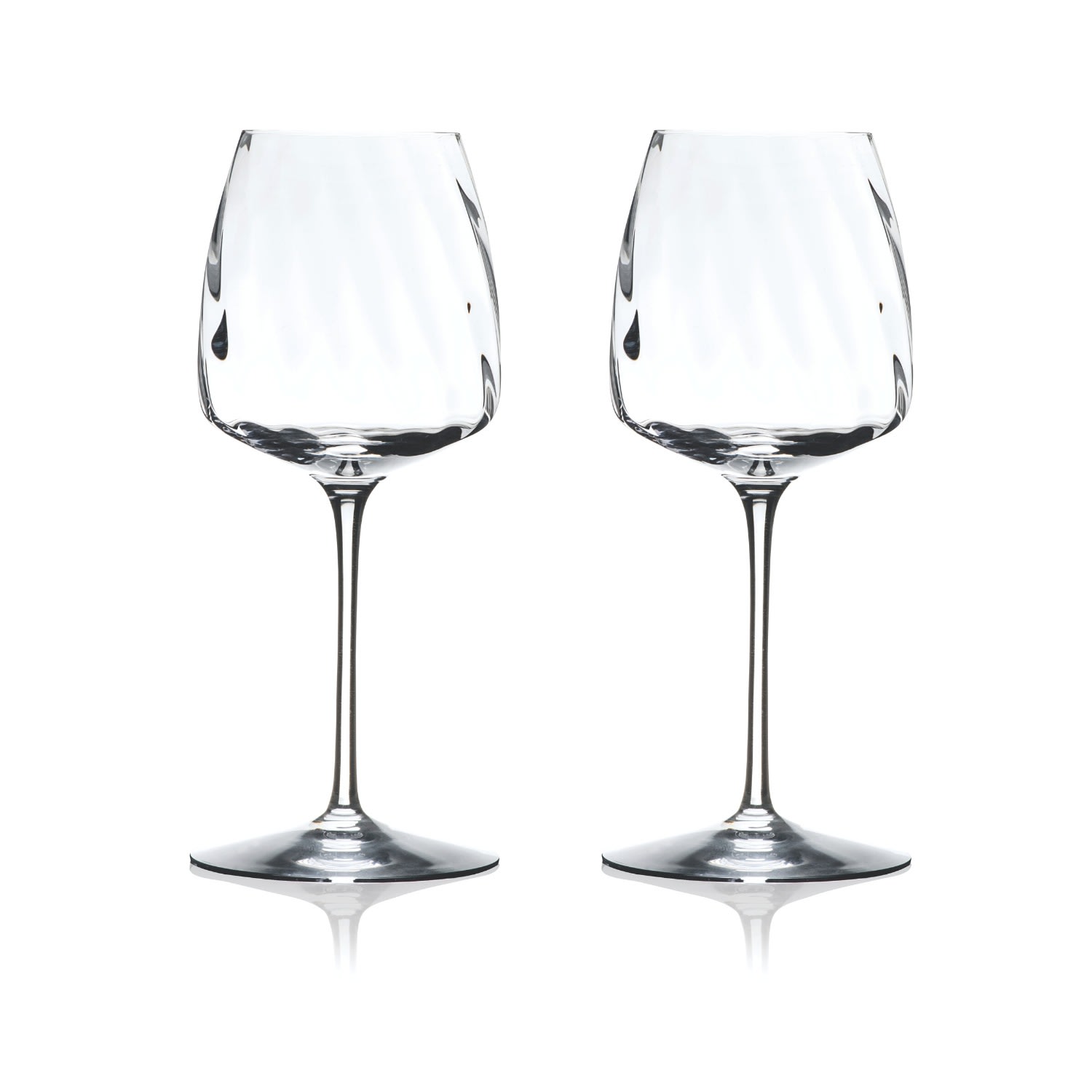 Pair Of Crystal Fresh Goblets Elisk