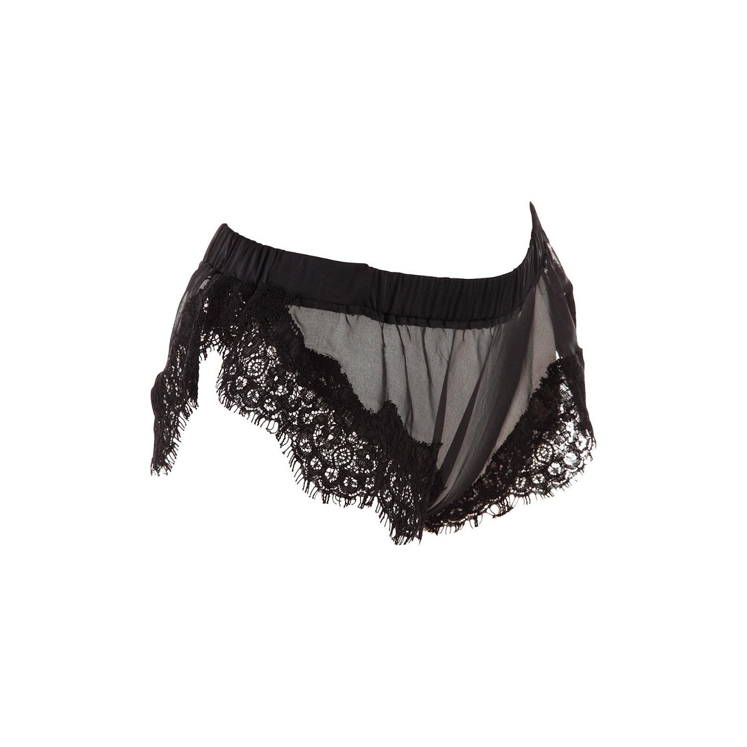 Belle-et-bonbon Women's Black Eva Noir French Knicker In Black