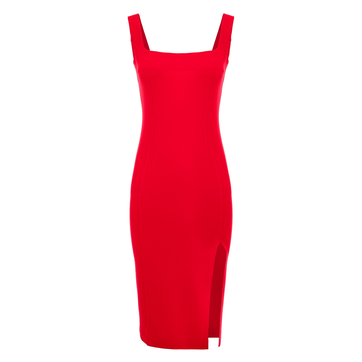 Roserry Women's Kensington Zipped Jersey Midi In Red In Red