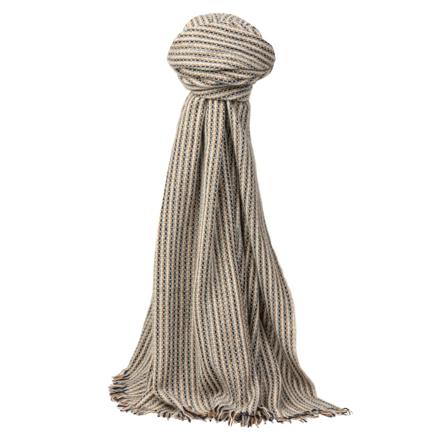 Kinalba Men's Neutrals Talisker Barley Scarf