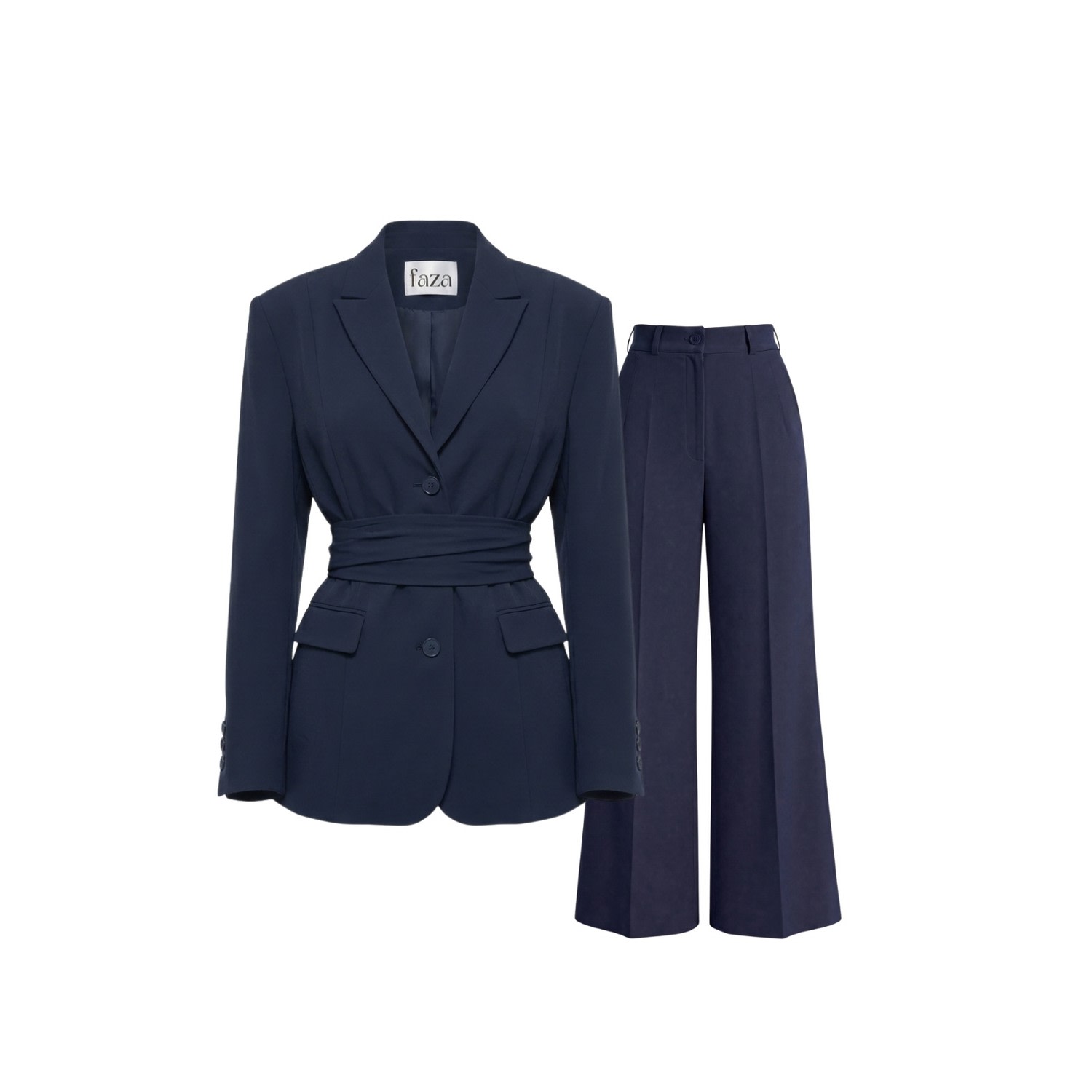 Blue The Aurora Blazer & Trousers Set | Extra Large | Faza Atelier