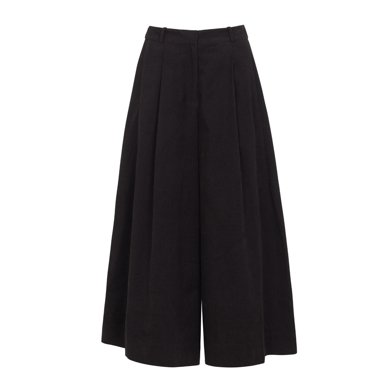 Women’s Lori Needlecord Onyx Black Culotte Medium Emily and Fin