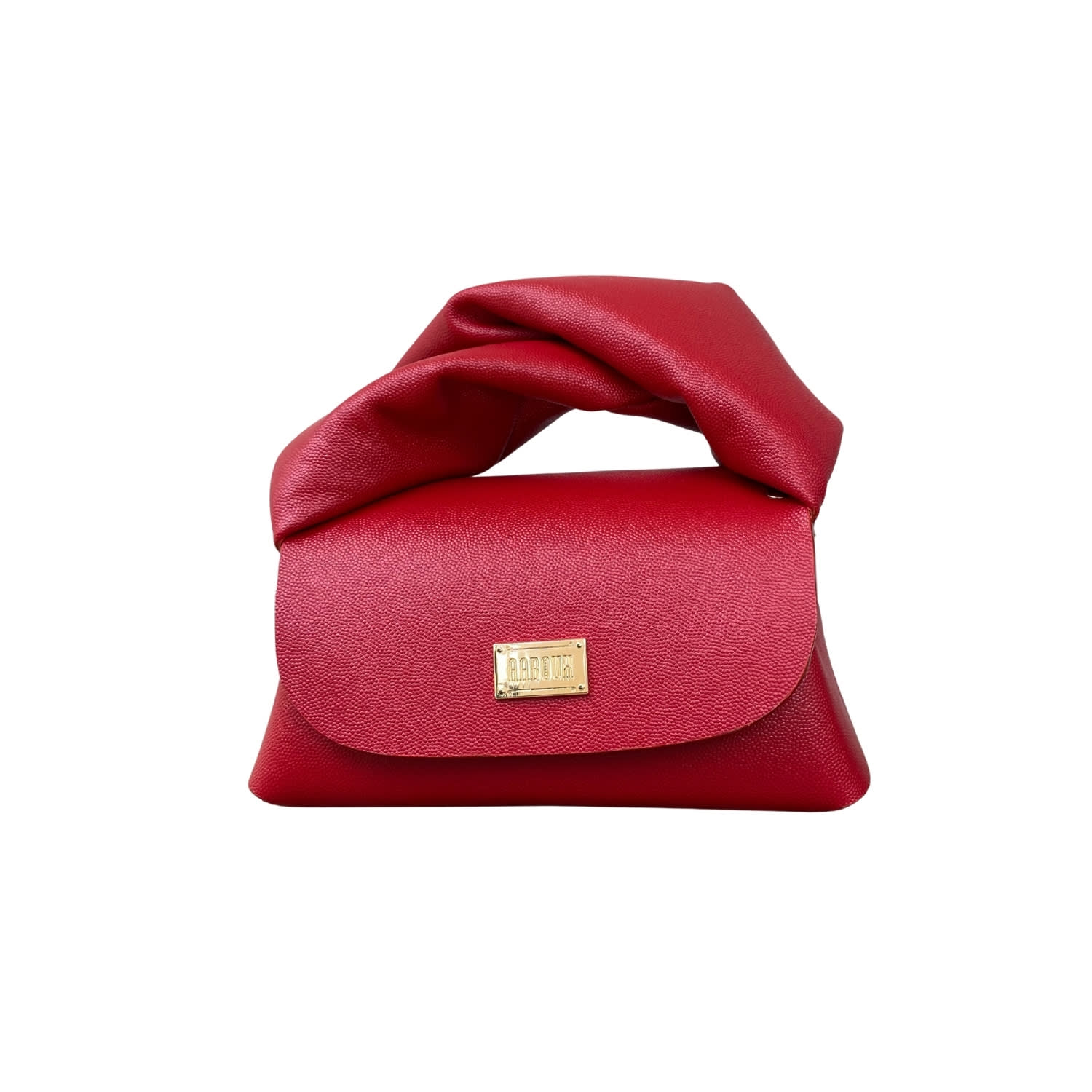 Aaboux Women's Nury Midi Red Stingray Print Leather