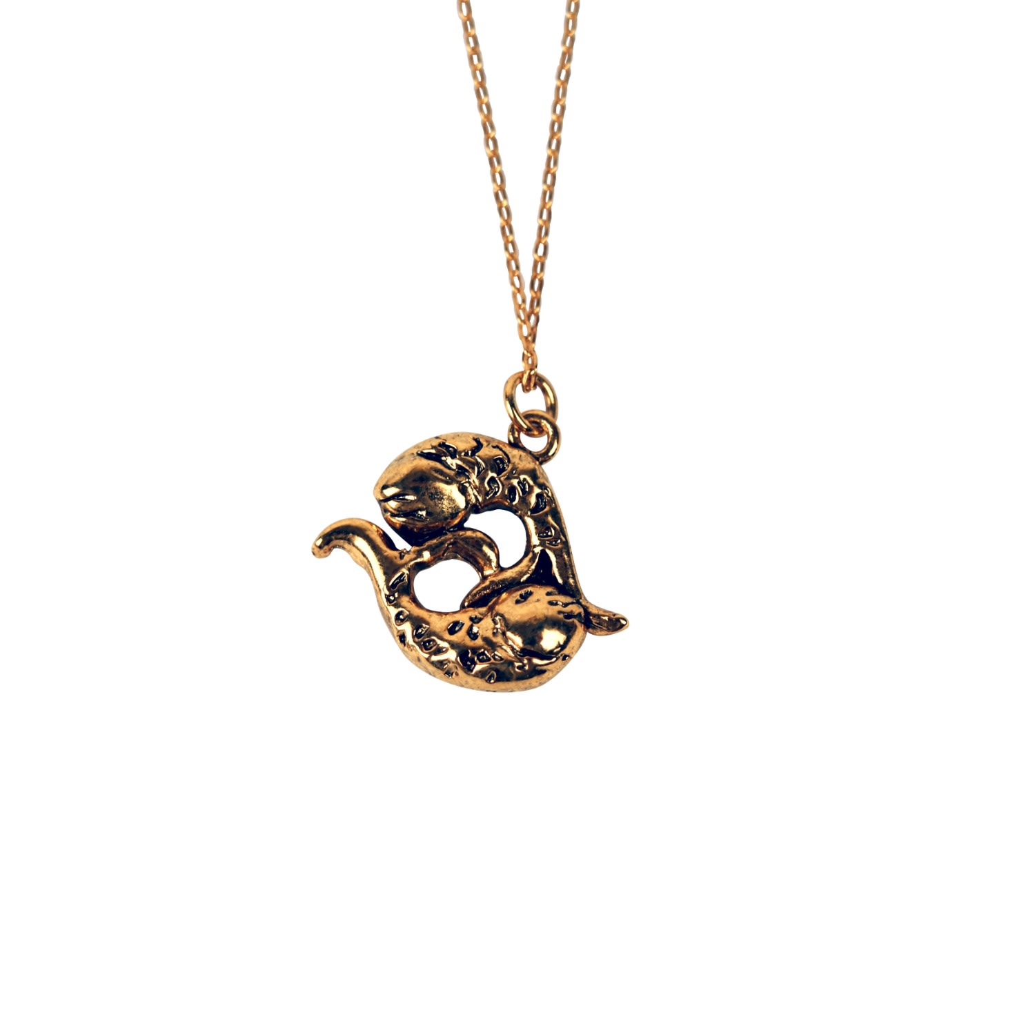 Women’s Koi Fish Necklace - Gold Lovard