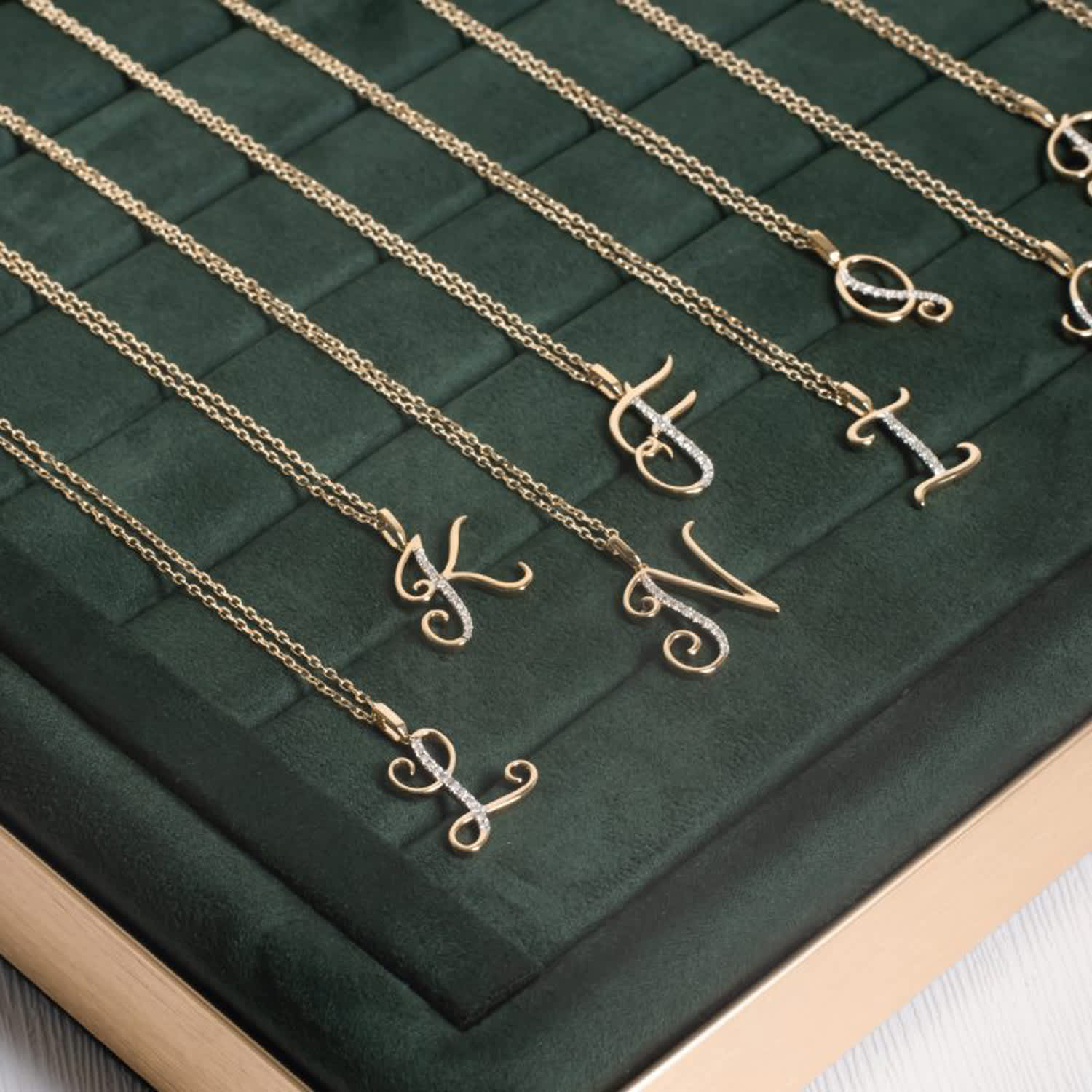 Cursive letter j necklace deals