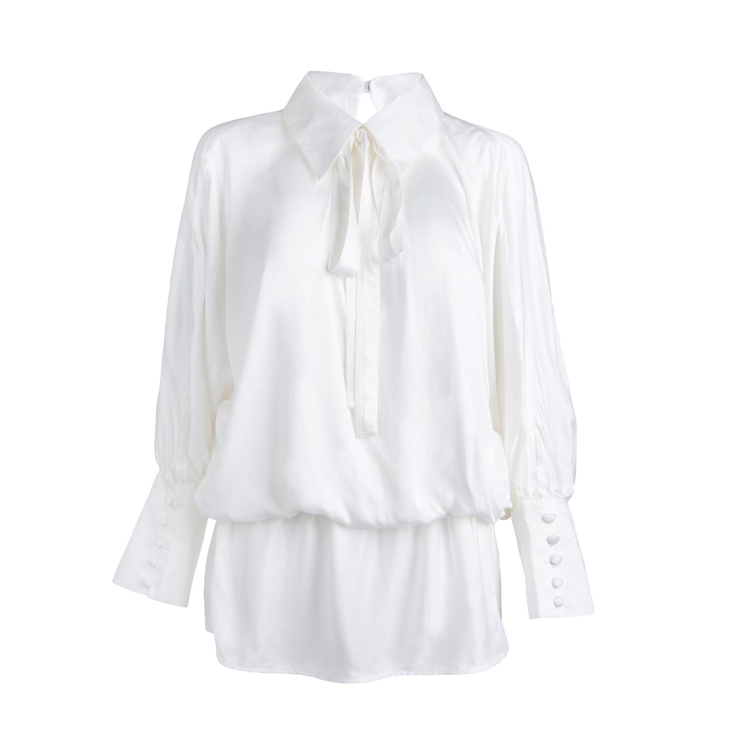 Women’s Daisy White Shirt With Belt Extra Small Numbat