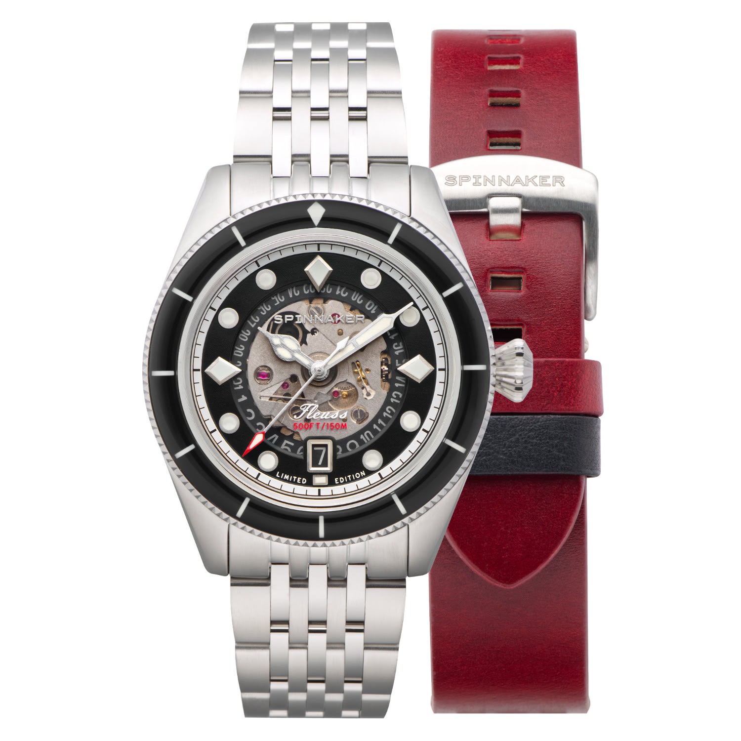 Spinnaker Fleuss Storm Black Men's Automatic Marlborough Limited Edition Watch