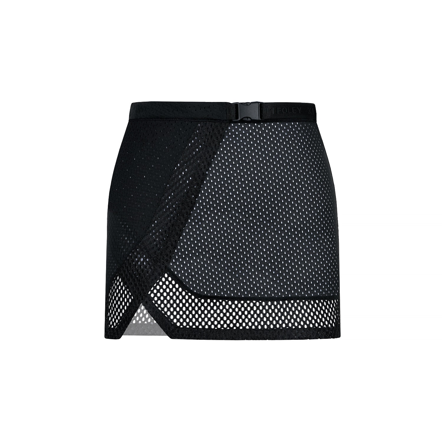 Women's Black Shortie Sarong Beach Cover-Up Athletic Wrap Skirt | Small | Kim Foley