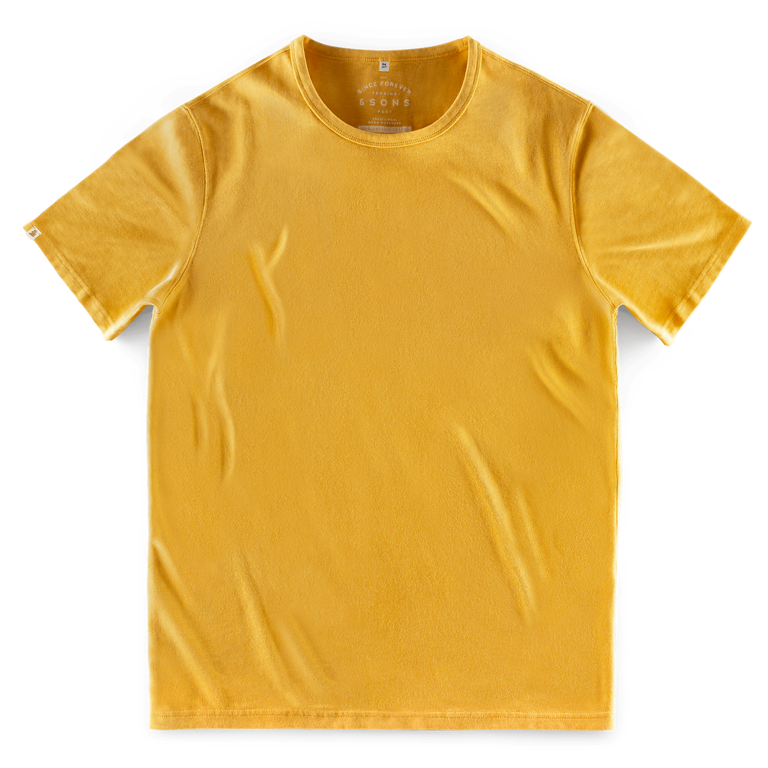 &sons Trading Co Men's Yellow / Orange Boxer T-shirt Old Gold