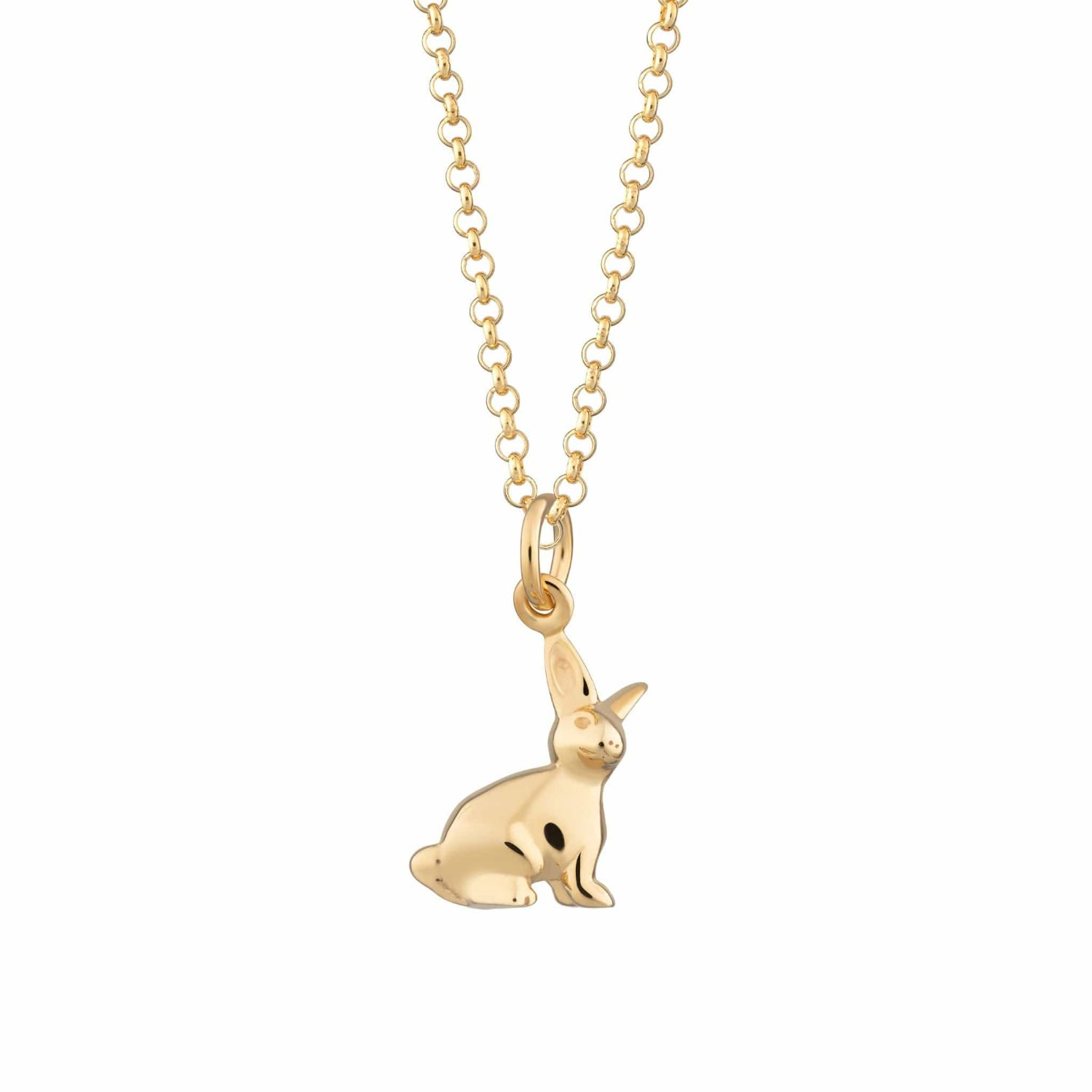 Women’s Gold Plated Bunny Necklace Lily Charmed