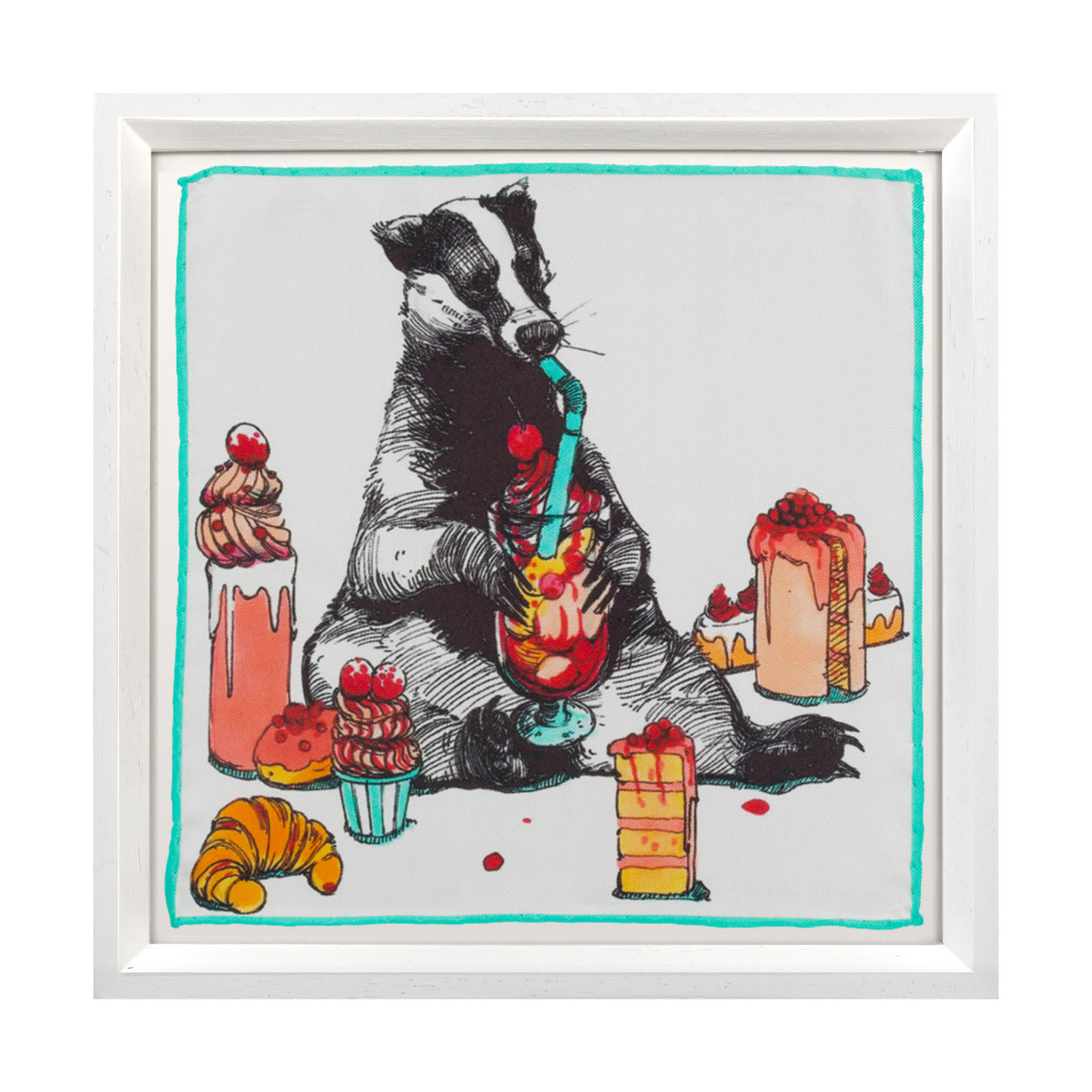 Un Poco Honey And Sweets Framed Art In Multi