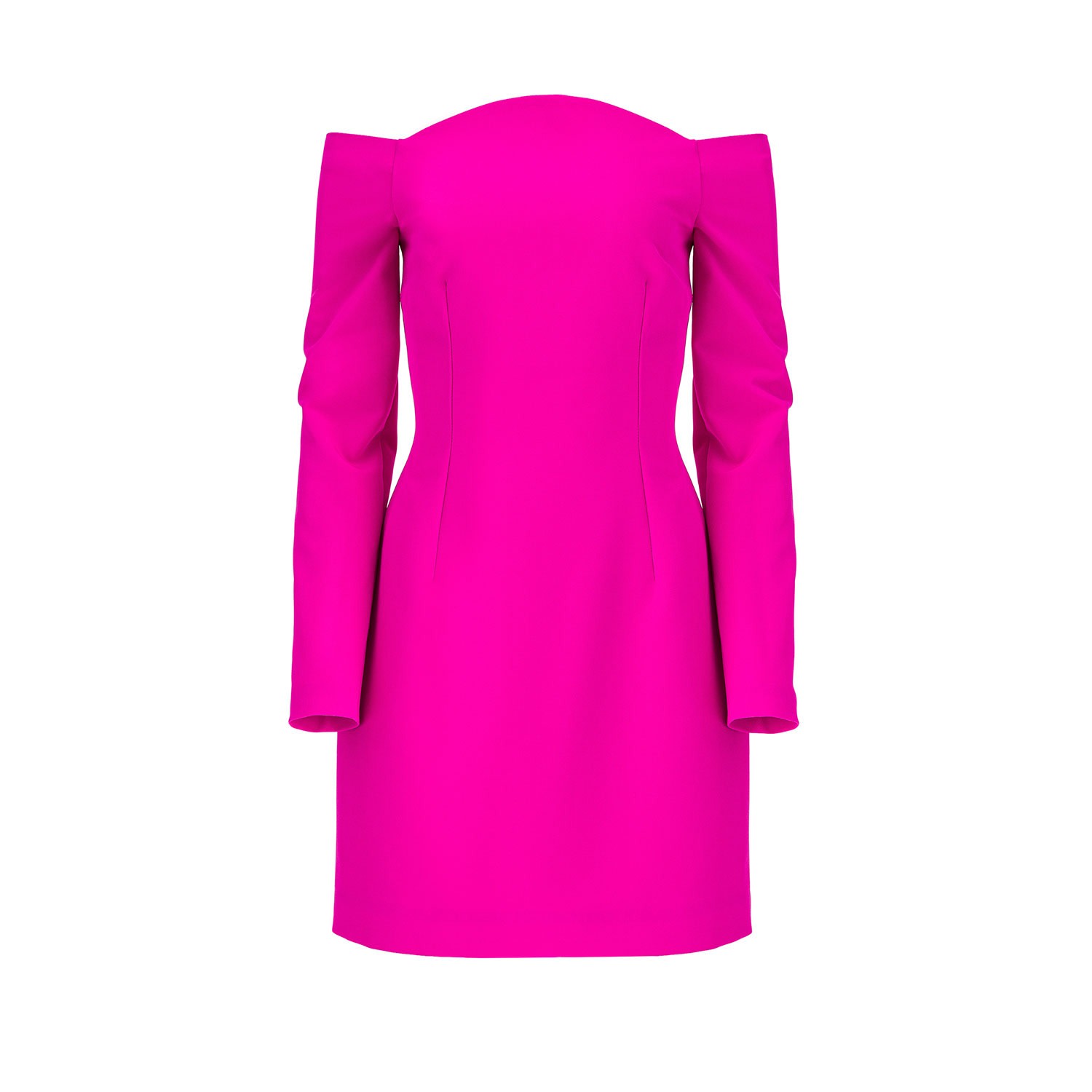 Moos Studio Women's Pink Kiss Off-shoulder Dress In Pink