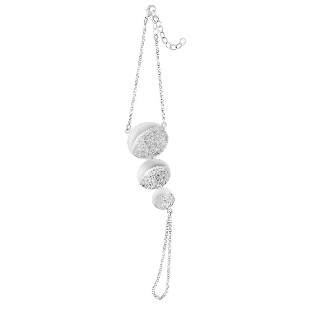 Sophie Simone Designs Women's Hand Bracelet Zenith - Silver In Silver