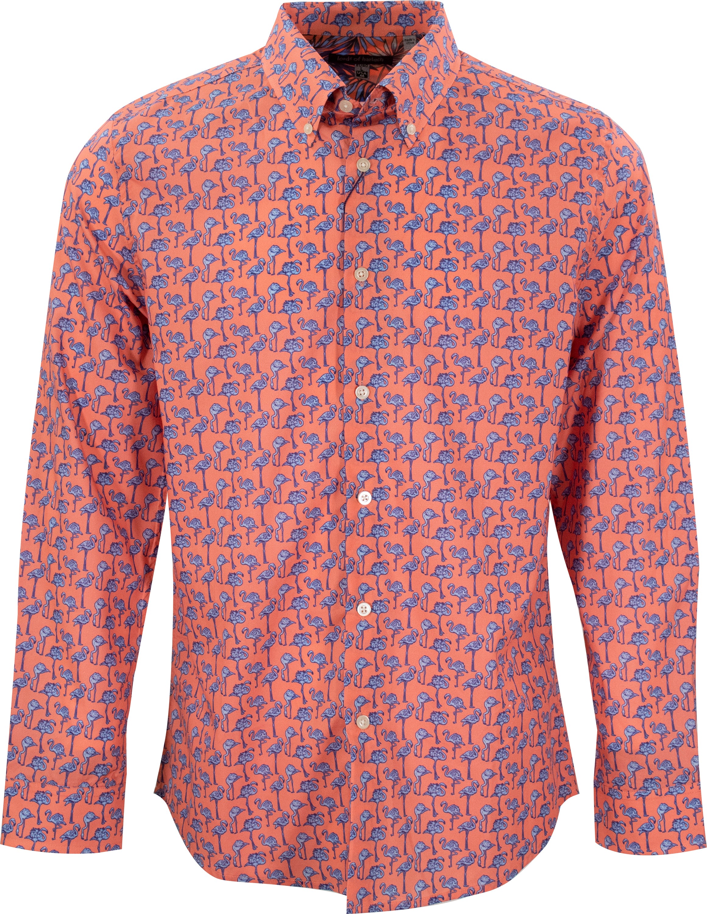 Men’s Blue / Red Morris Flamingos Coral XXL Lords of Harlech