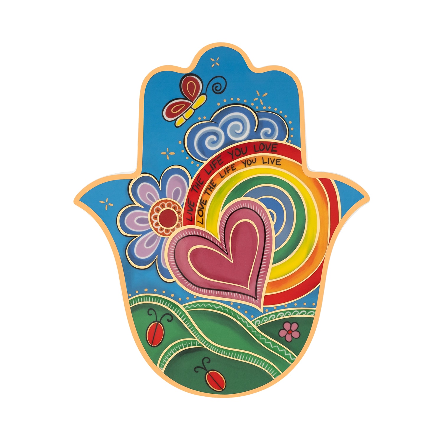 Karma And Luck Radiant Imagination Large Hamsa Wall Blessing