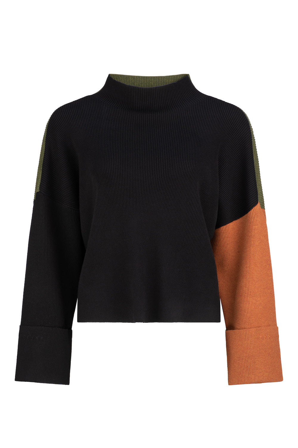Dref By D Women's Ariel Colourblock Knit Sweater - Black Multi