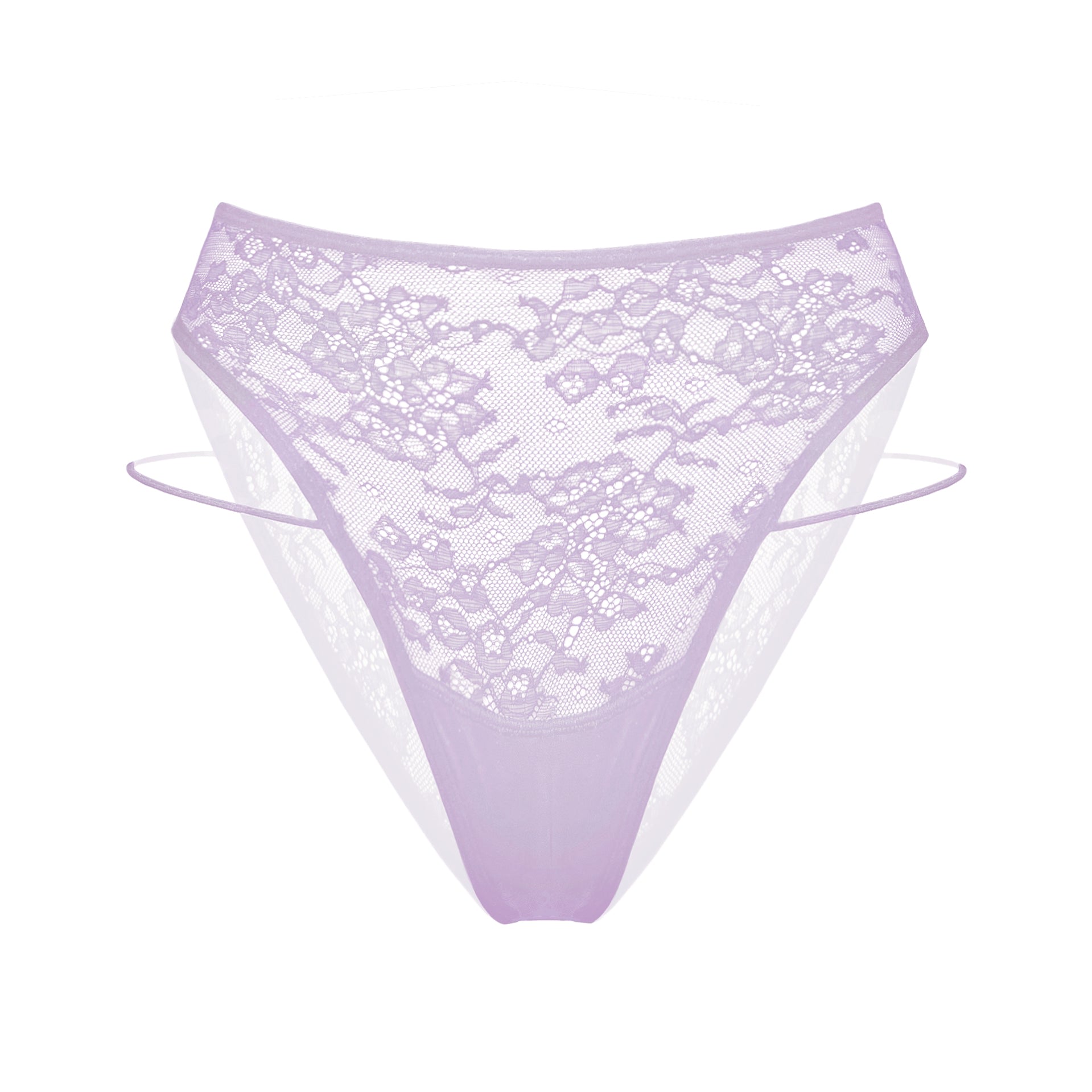 Women’s Pink / Purple Wild Remix High Leg Panty Lilac Hint Small Monique Morin Lingerie