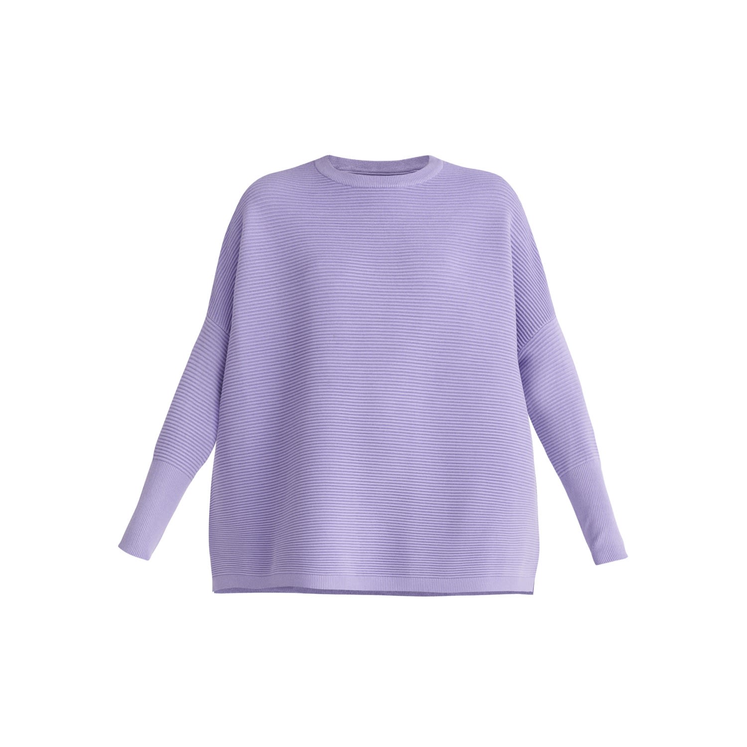 Women’s Pink / Purple Paisie Ribbed Jumper In Lilac S/M